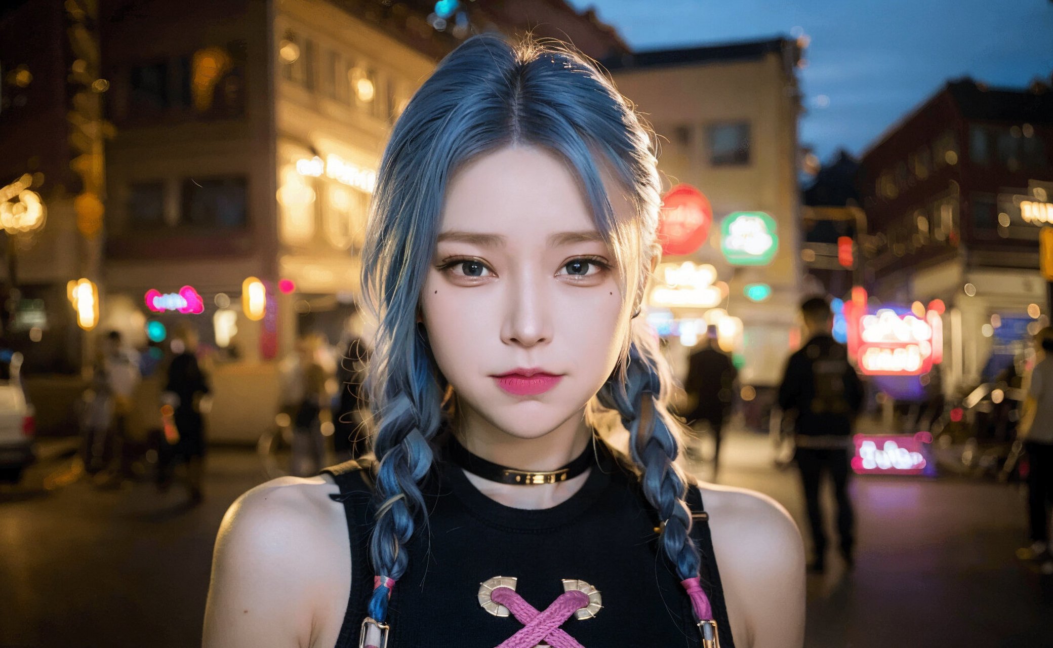 ai coser|暴走萝莉 金克丝|lol 英雄联盟       金克丝的含义～～就是