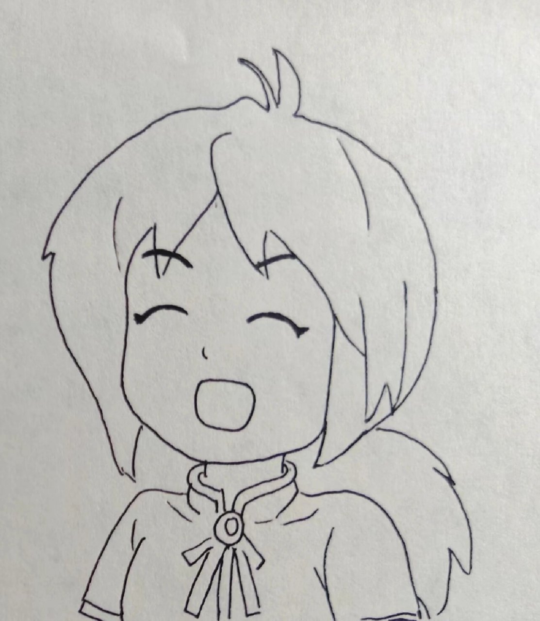 《甜心格格》简笔画