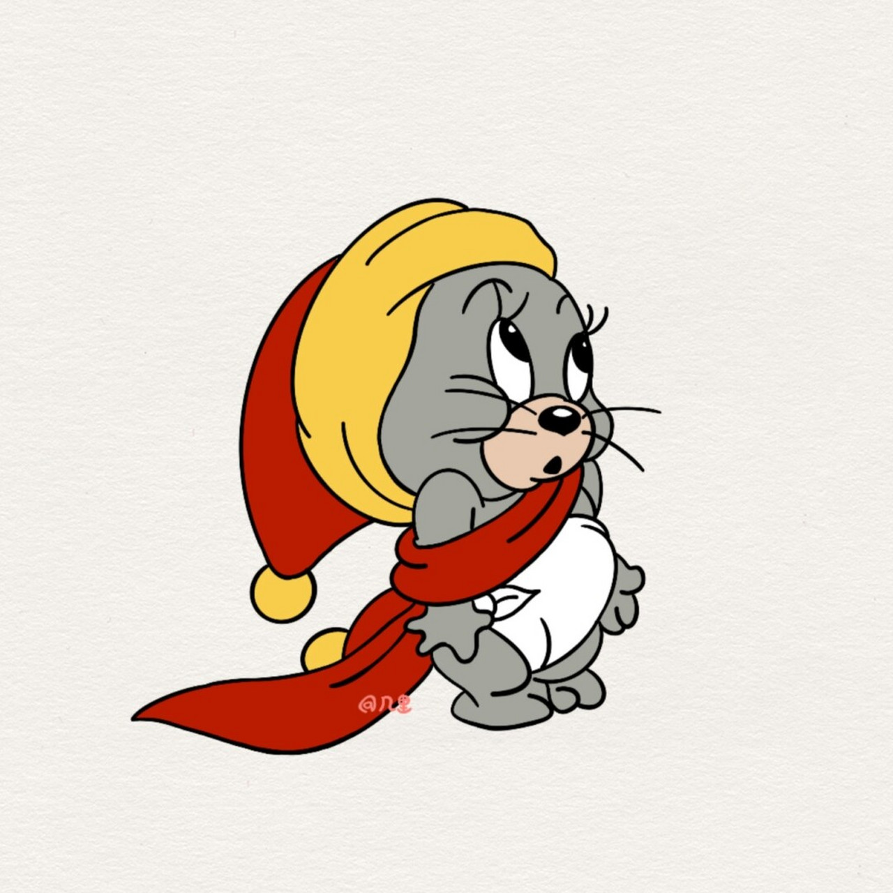 画|【tuffy】(附过程) 99 99 99 【一只穿着尿布说法语的小老鼠