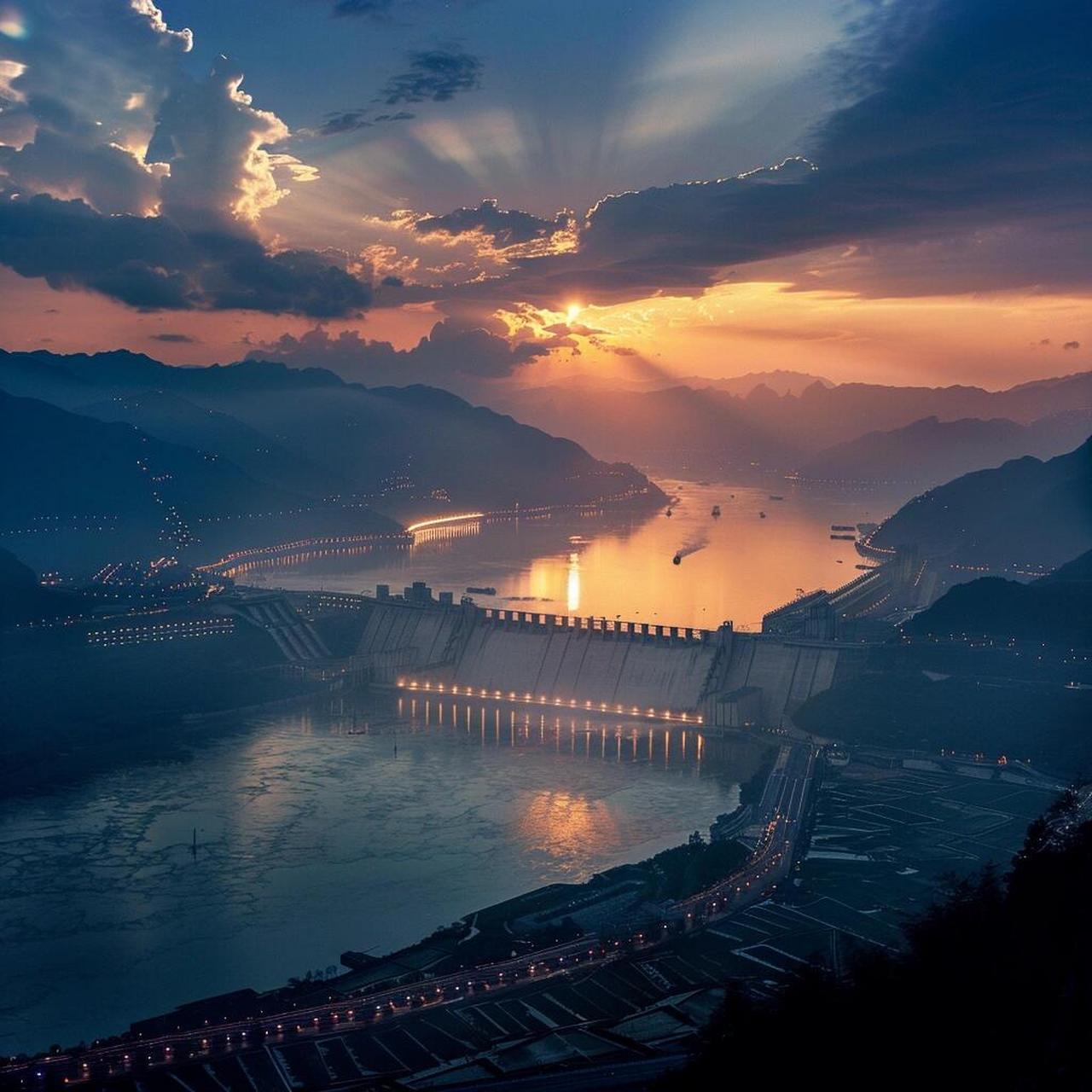 7915景点之旅～三峡大坝 95三峡大坝是世界上最大的水利枢纽