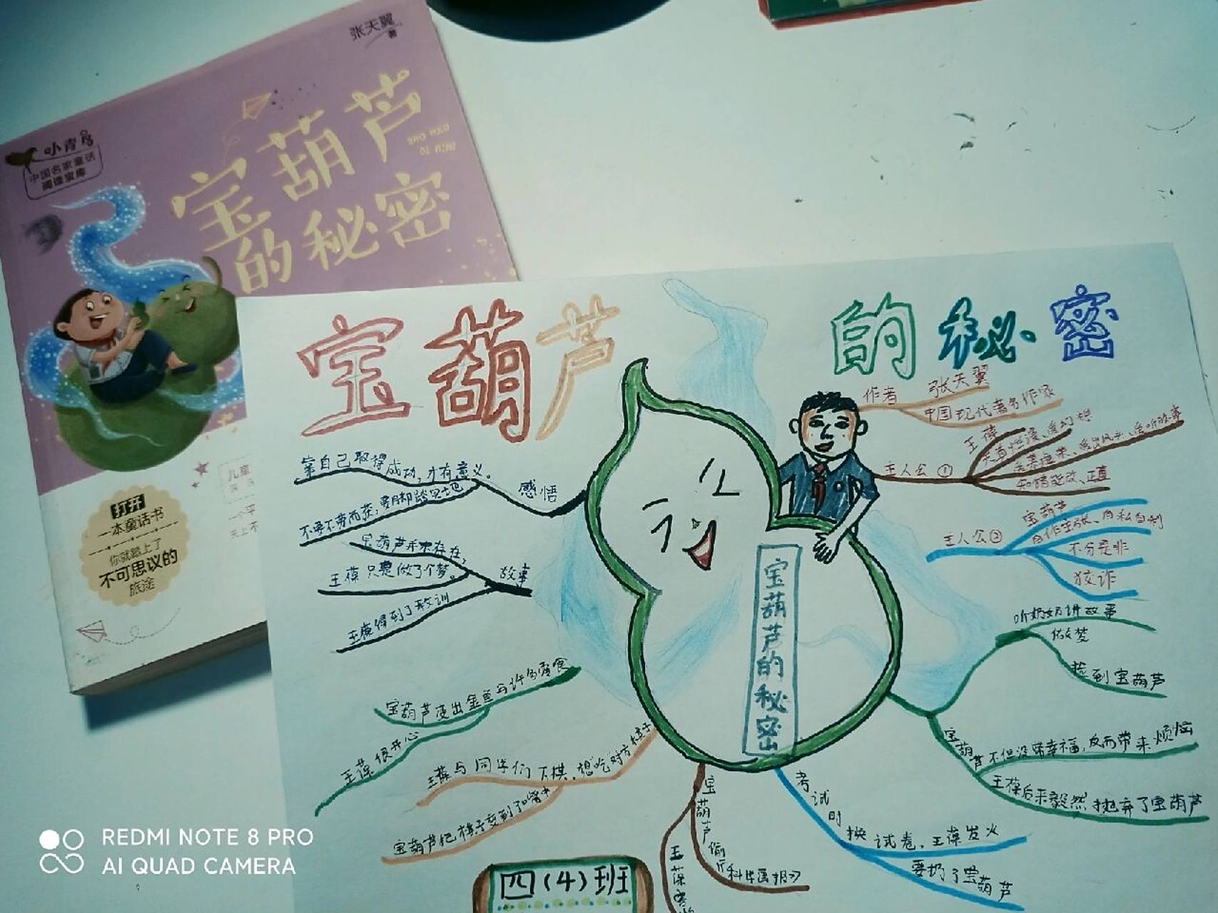 暑假作业之《宝葫芦的秘密》思维导图
