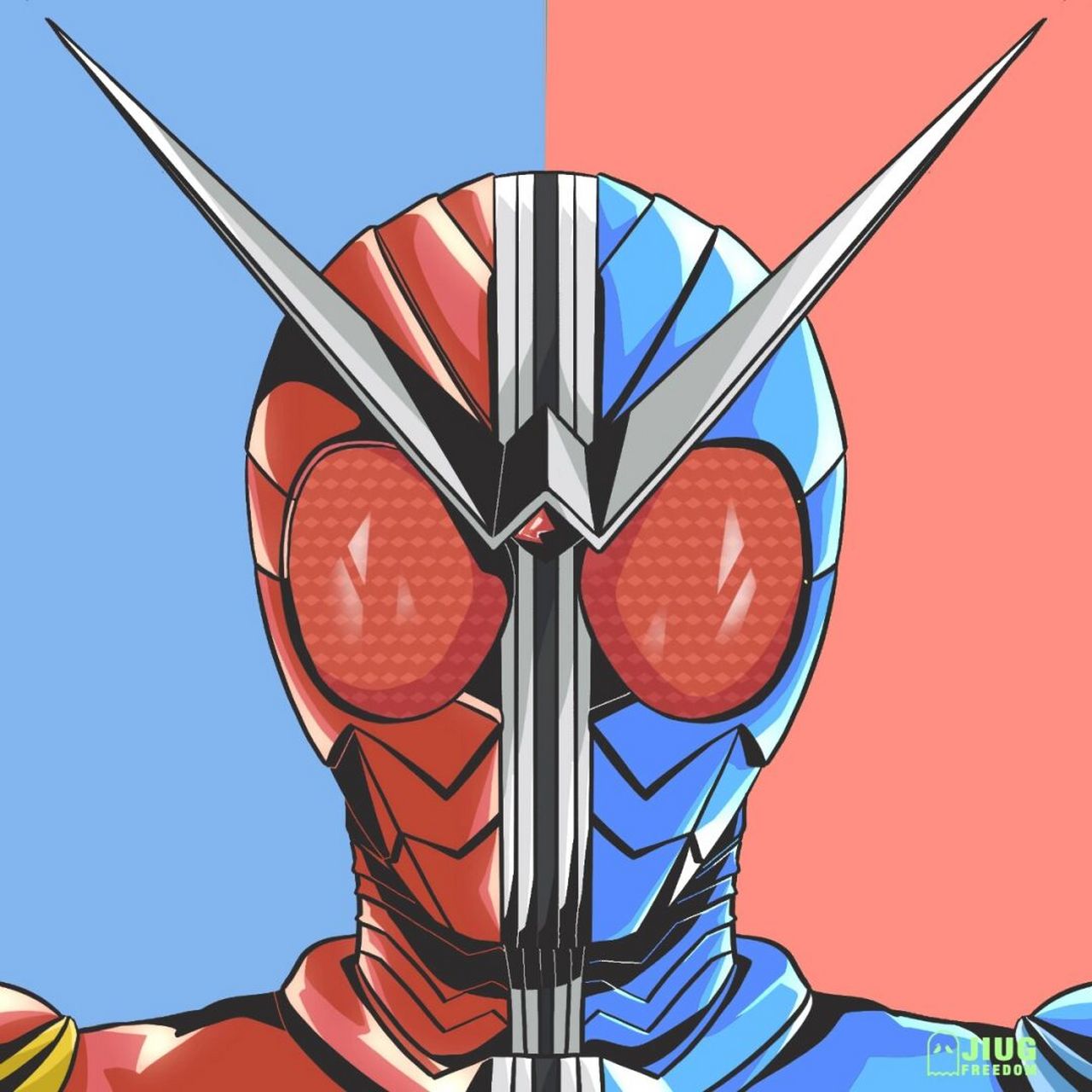 procreate# #假面骑士##画画##头像分享##假面骑士w