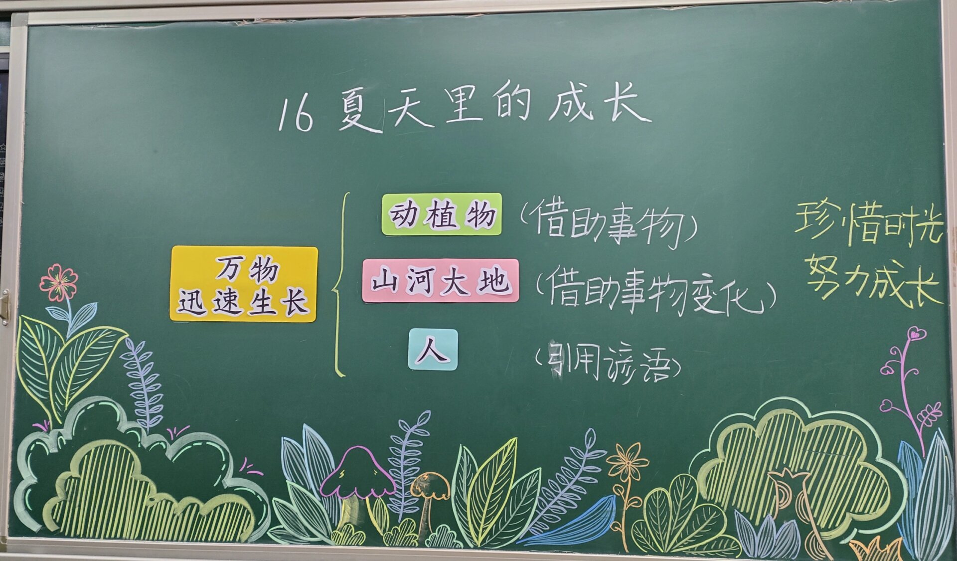 散步优秀板书设计图片图片