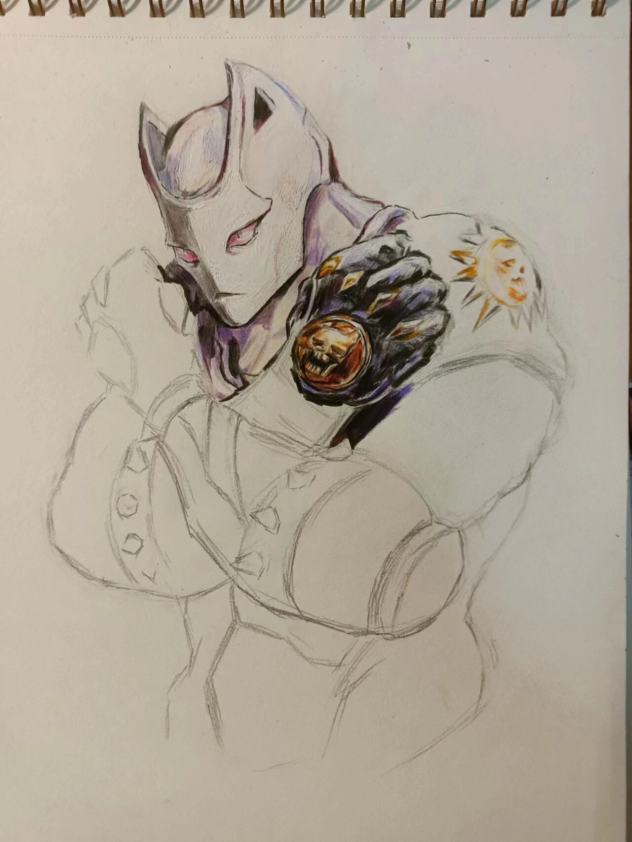 美术生# #彩铅手绘# #杀手皇后# #手绘临摹# #jojo# #jojo##彩铅