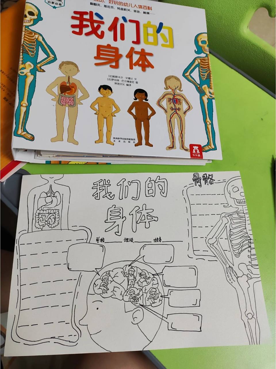 《我们的身体》原创手抄报 累死老母亲系列之