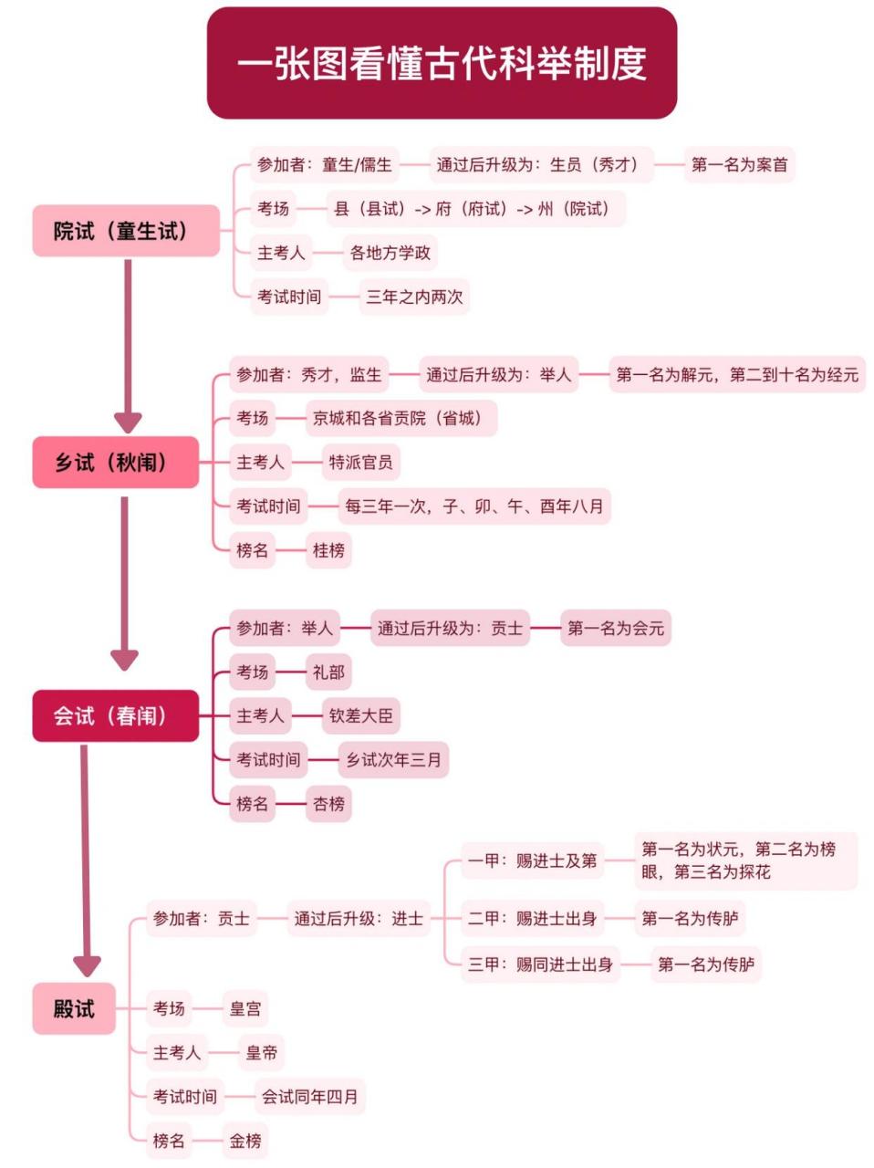 科举制的创立思维导图图片