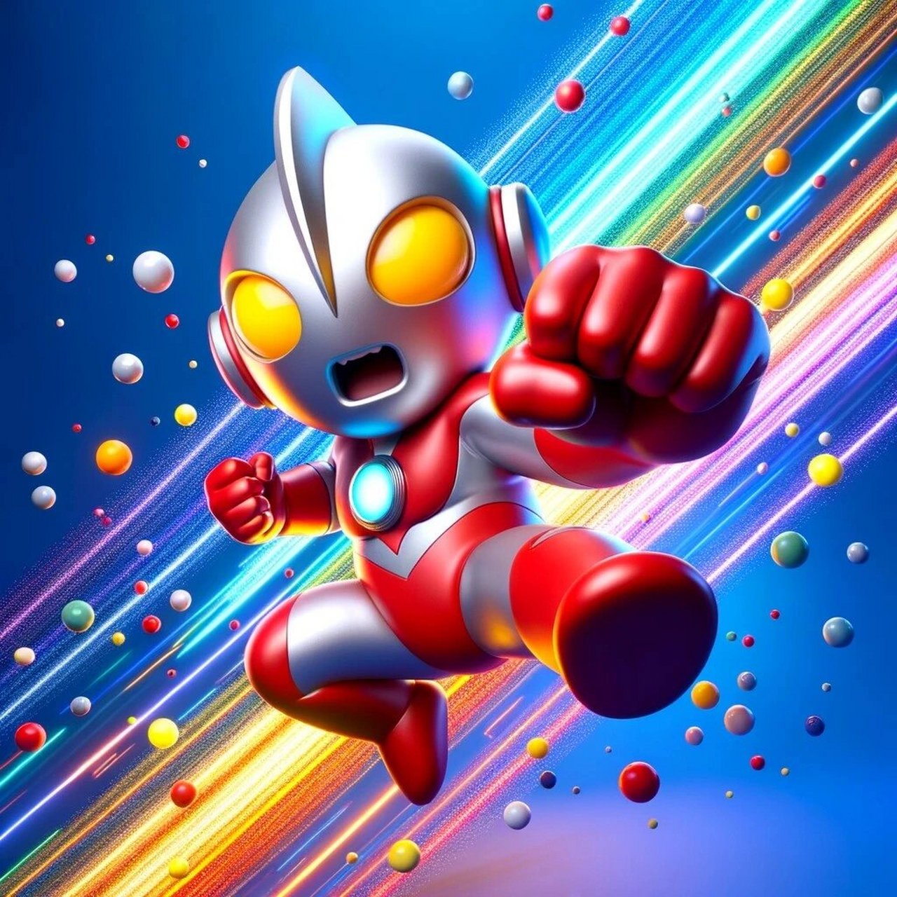 可爱头像丨一组可爱的奥特超人头像