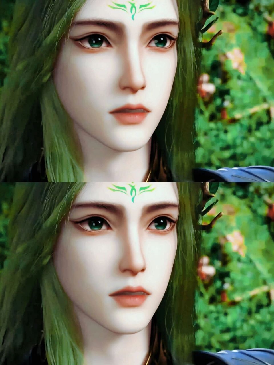 为什么你头发这么绿颜值这么高?