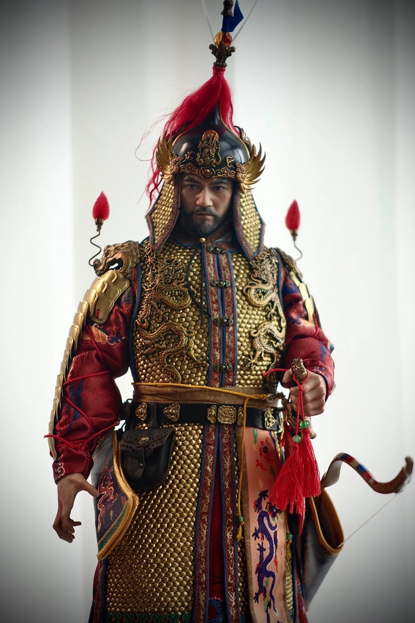 明代皇帝戎装 皇帝甲胄(明朝) 空灵阁 1/6 明神宗【盔甲版】(/ b金甲