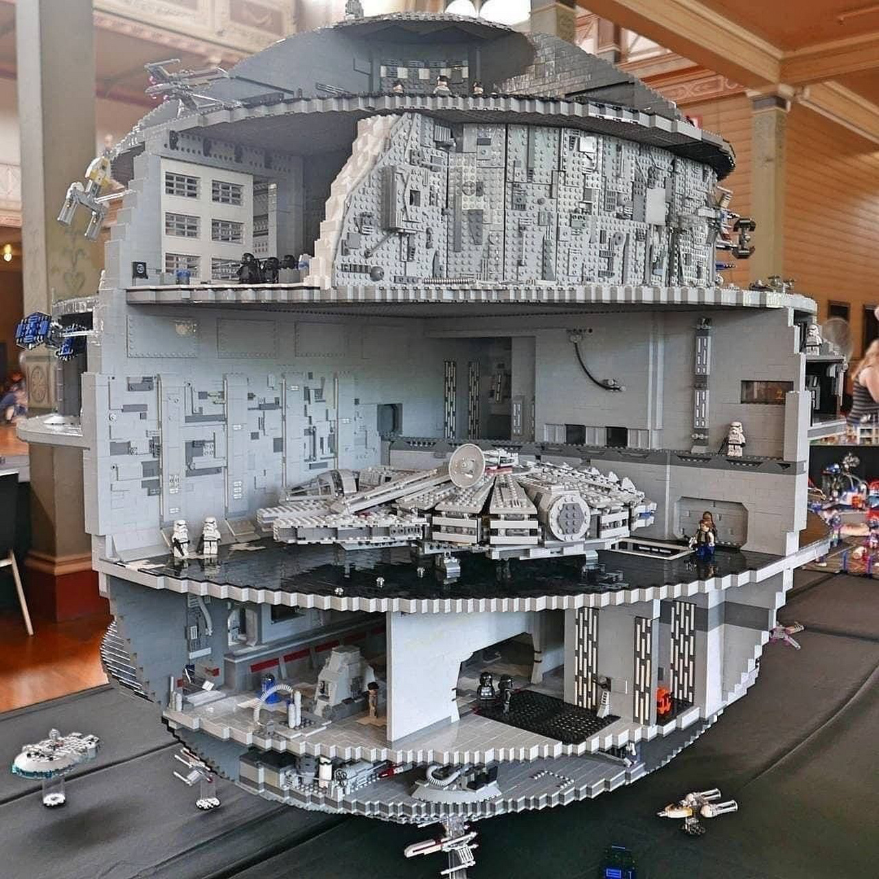 【乐高moc】巨型死星04 96mocer:sean brown 99看到这个,作为