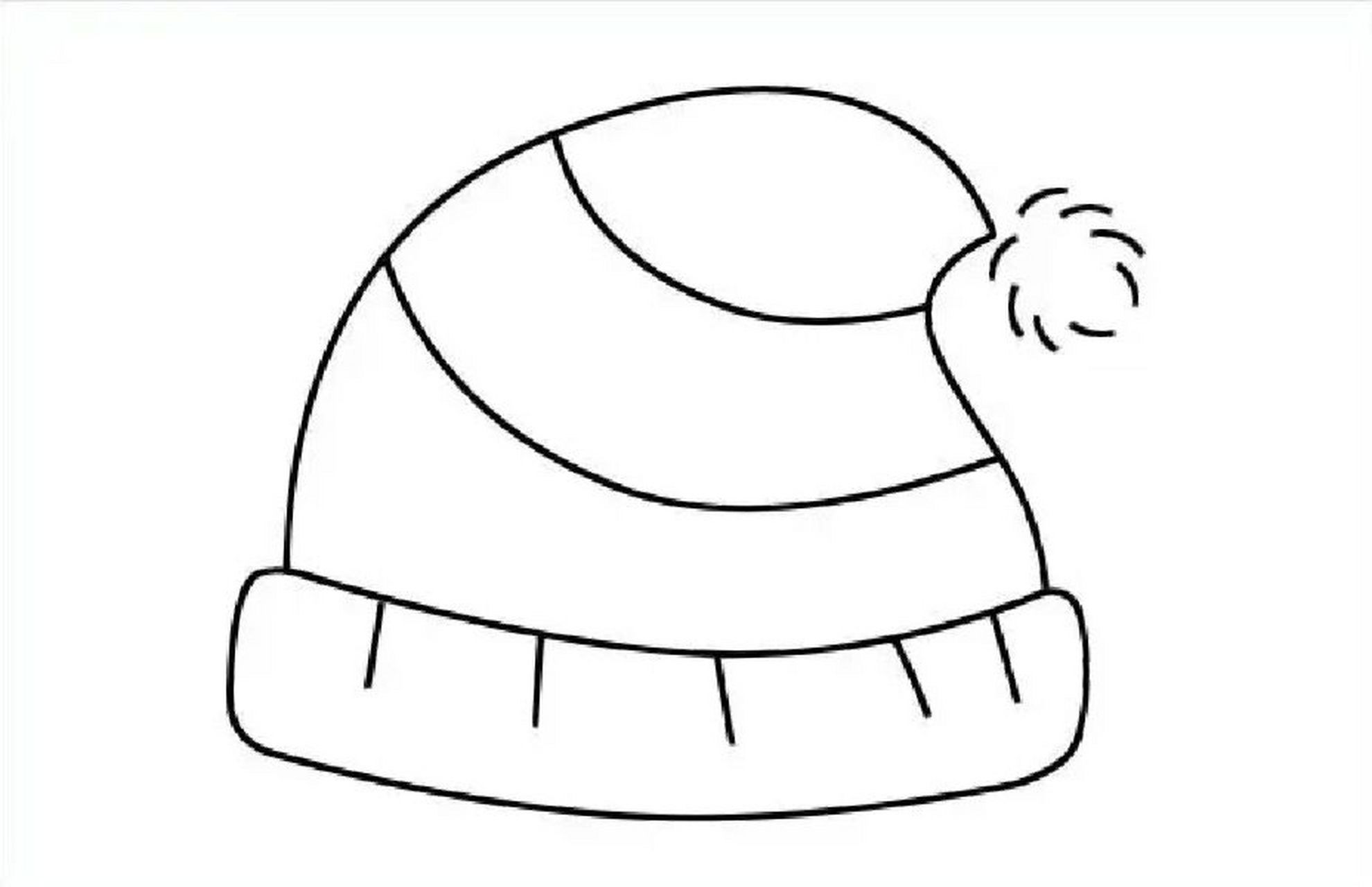 帽子 涂色 为自己设计一款专属帽子吧