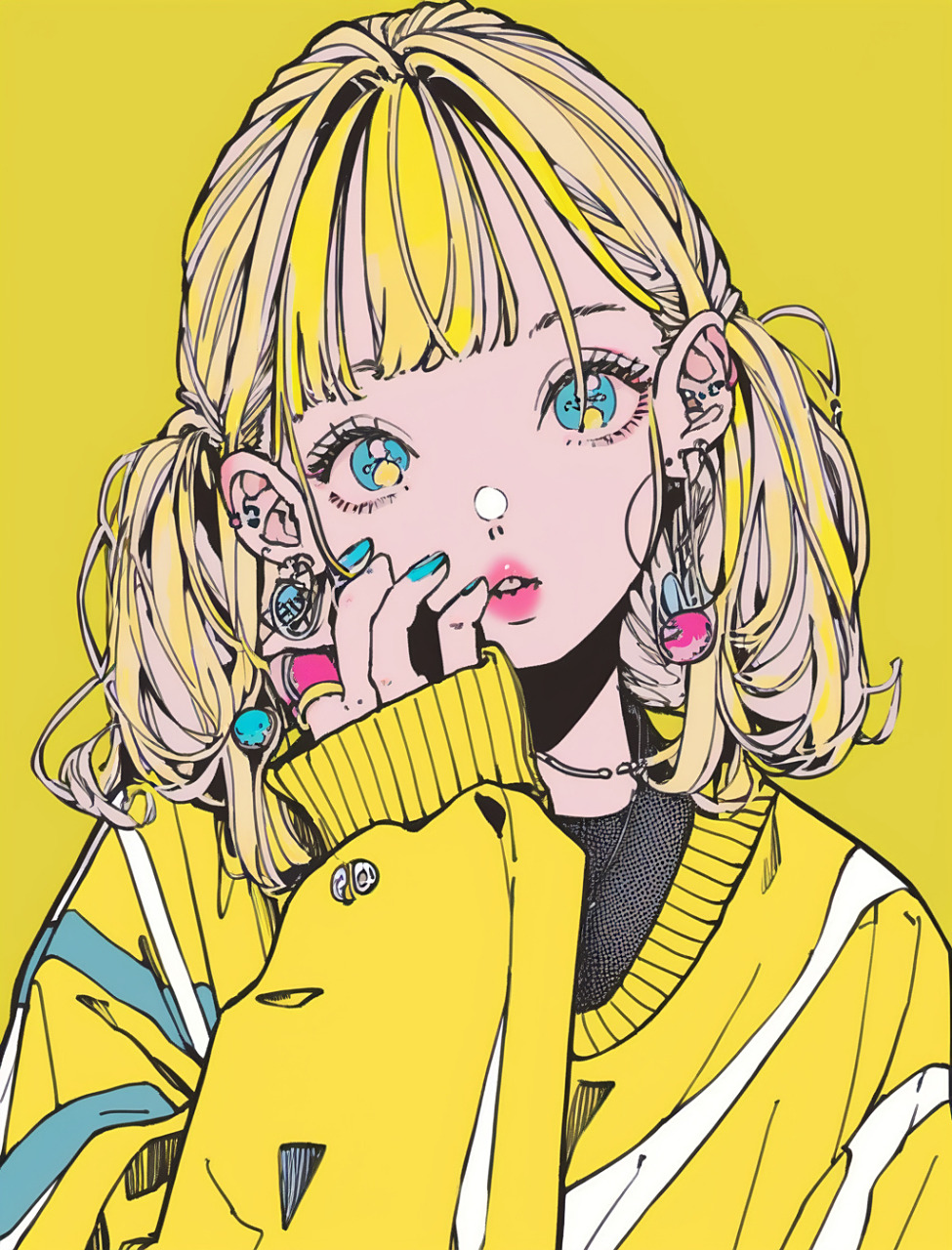 【平涂风】 带一点一些昭和年间日漫的感觉