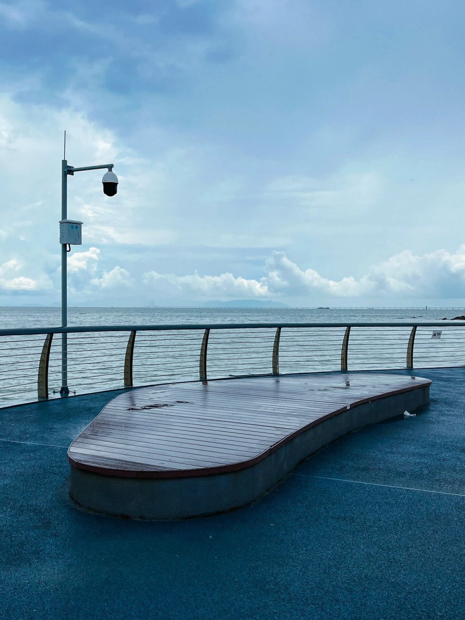 珠海旅游景点|海天驿站景观栈道|360度海景  一条通向大海的栈道 栈道