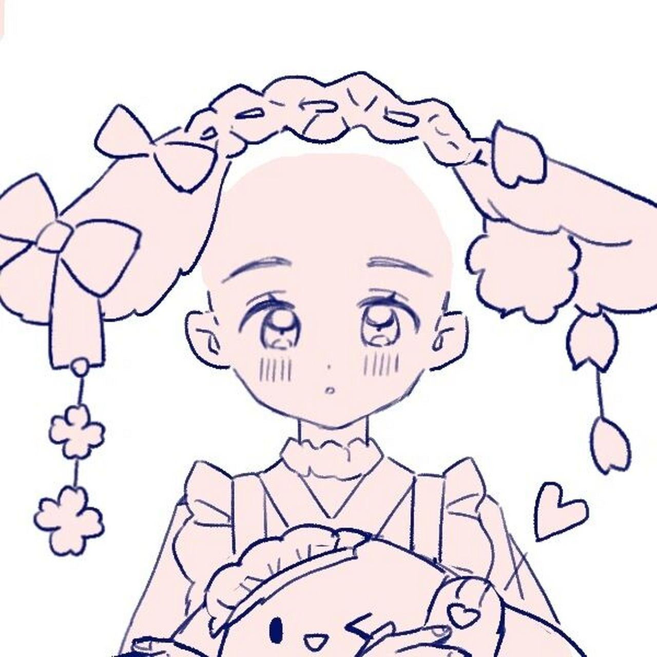 【可接稿模板】兔年半身92 p2是头像版,更新p3线稿 可描图可接稿