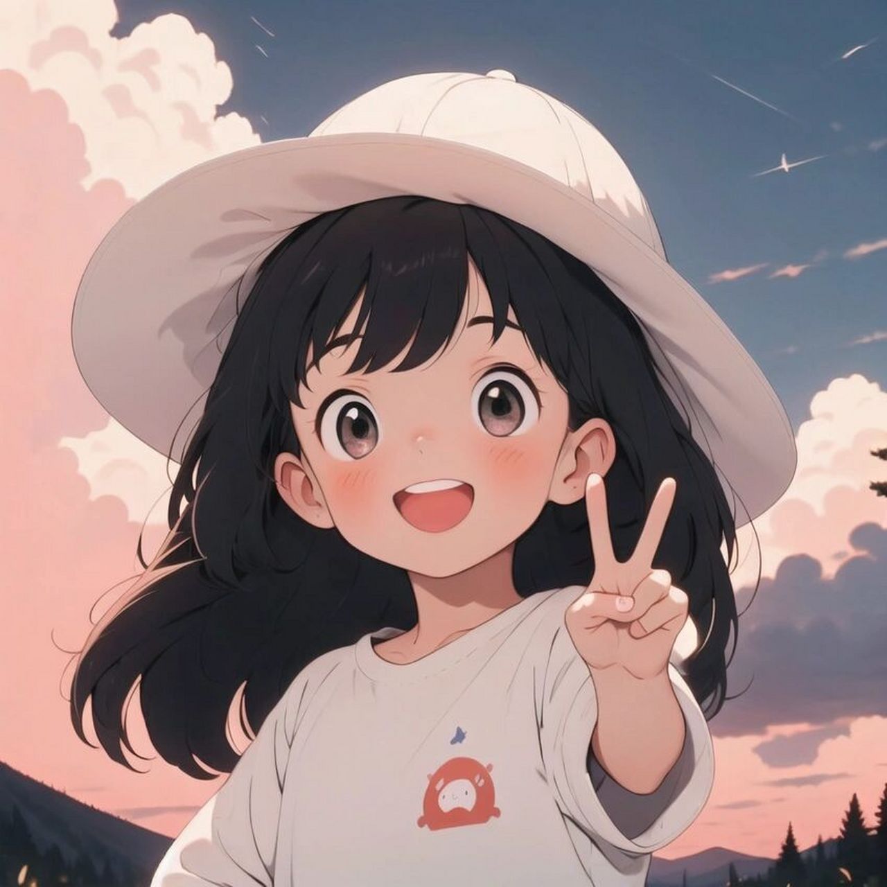 旧漫女生头像|戴帽子的女孩真滴很可爱哒