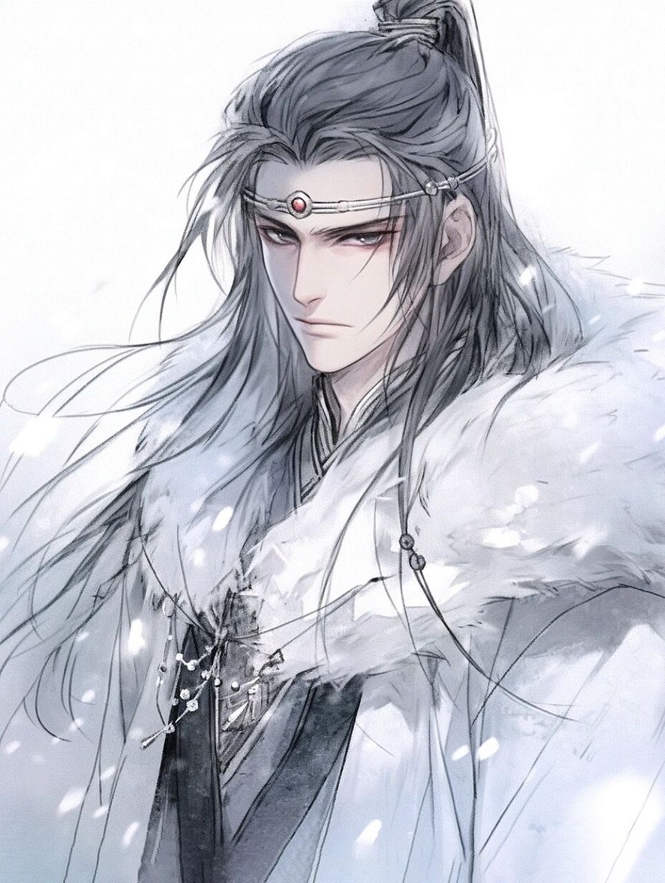 古风帅哥头像狼主92