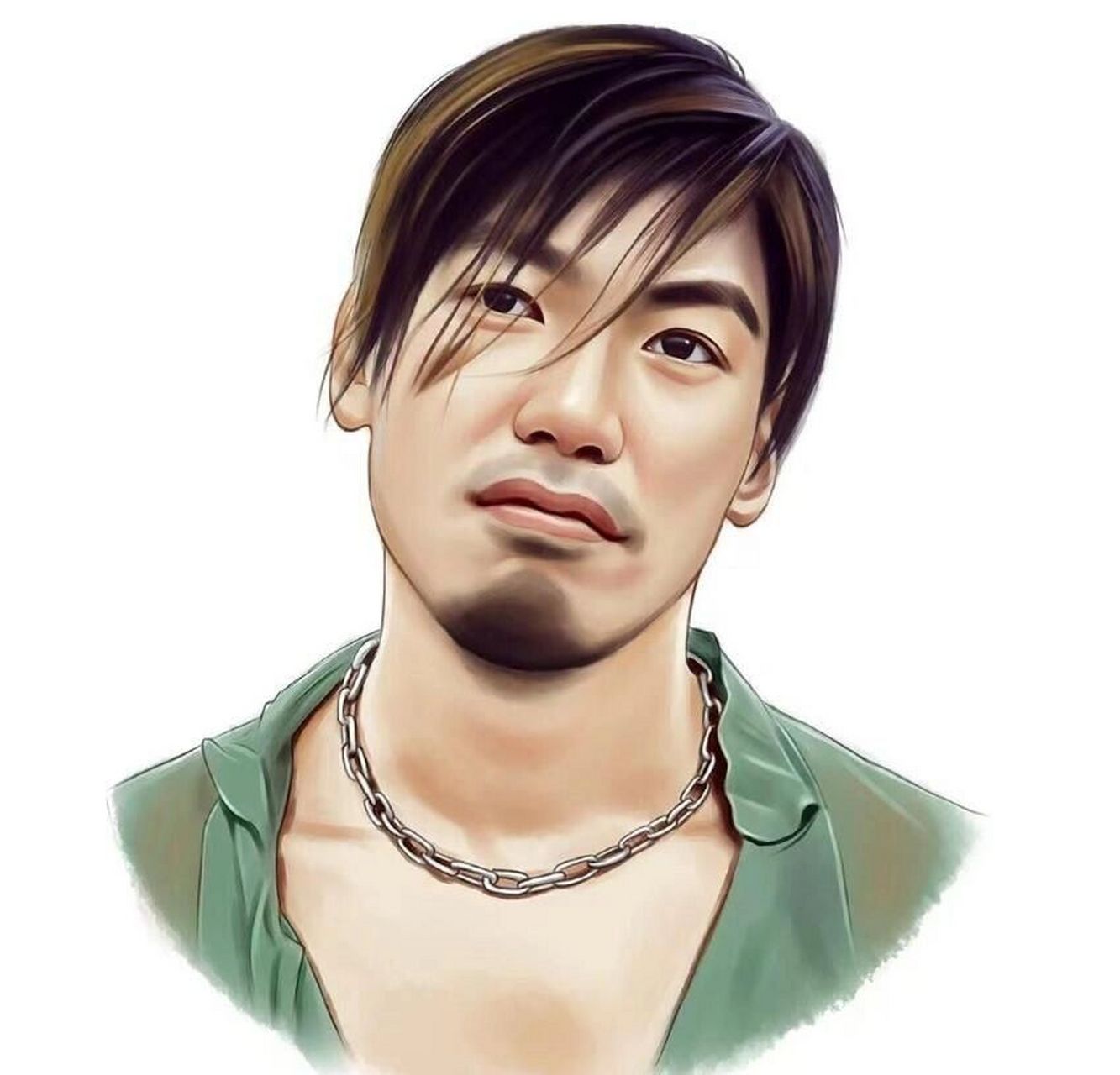 写实风格头像帅气十足精神饱满 更新这组手绘写实风格头像,五官端正