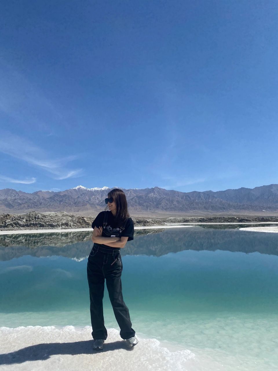 大柴旦翡翠湖拍照姿势91get!