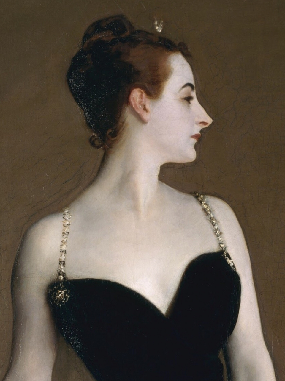 今天你看画了吗|x夫人像(高特鲁夫人) 作品名称:madame x (also known