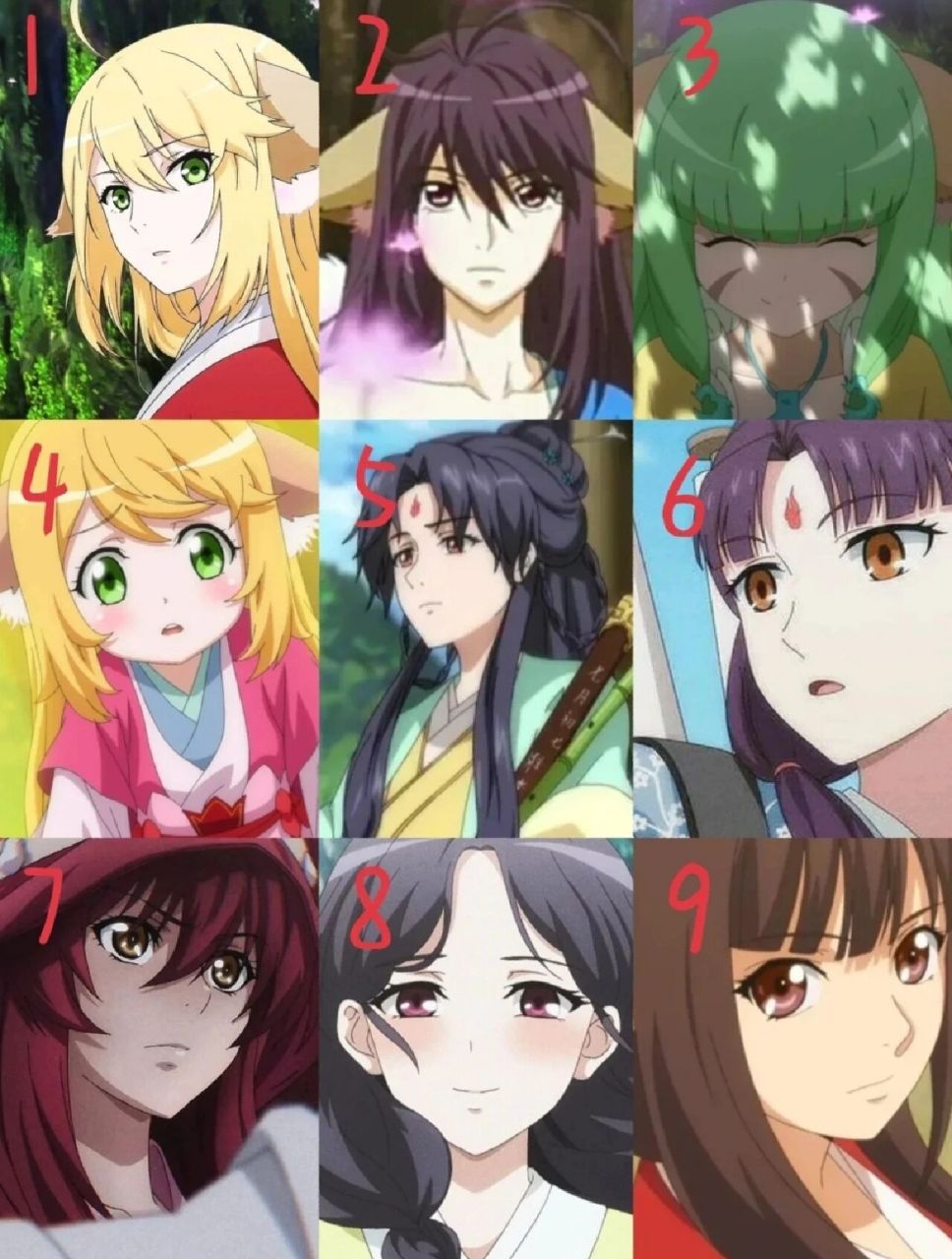 狐妖小红娘女角色大比拼,真的希望能有人!
