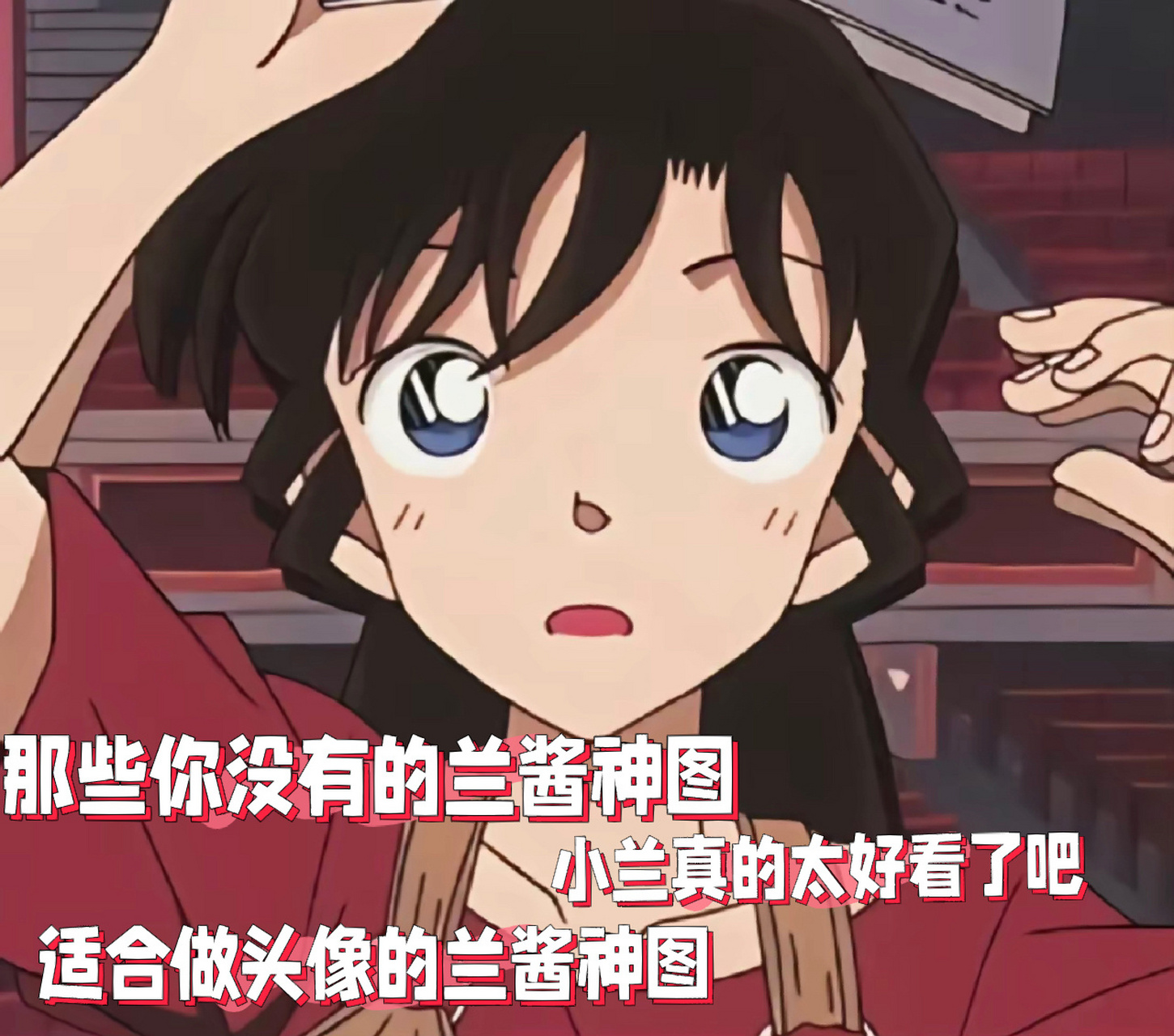 名侦探柯南中小兰的神图 真的好适合做头像
