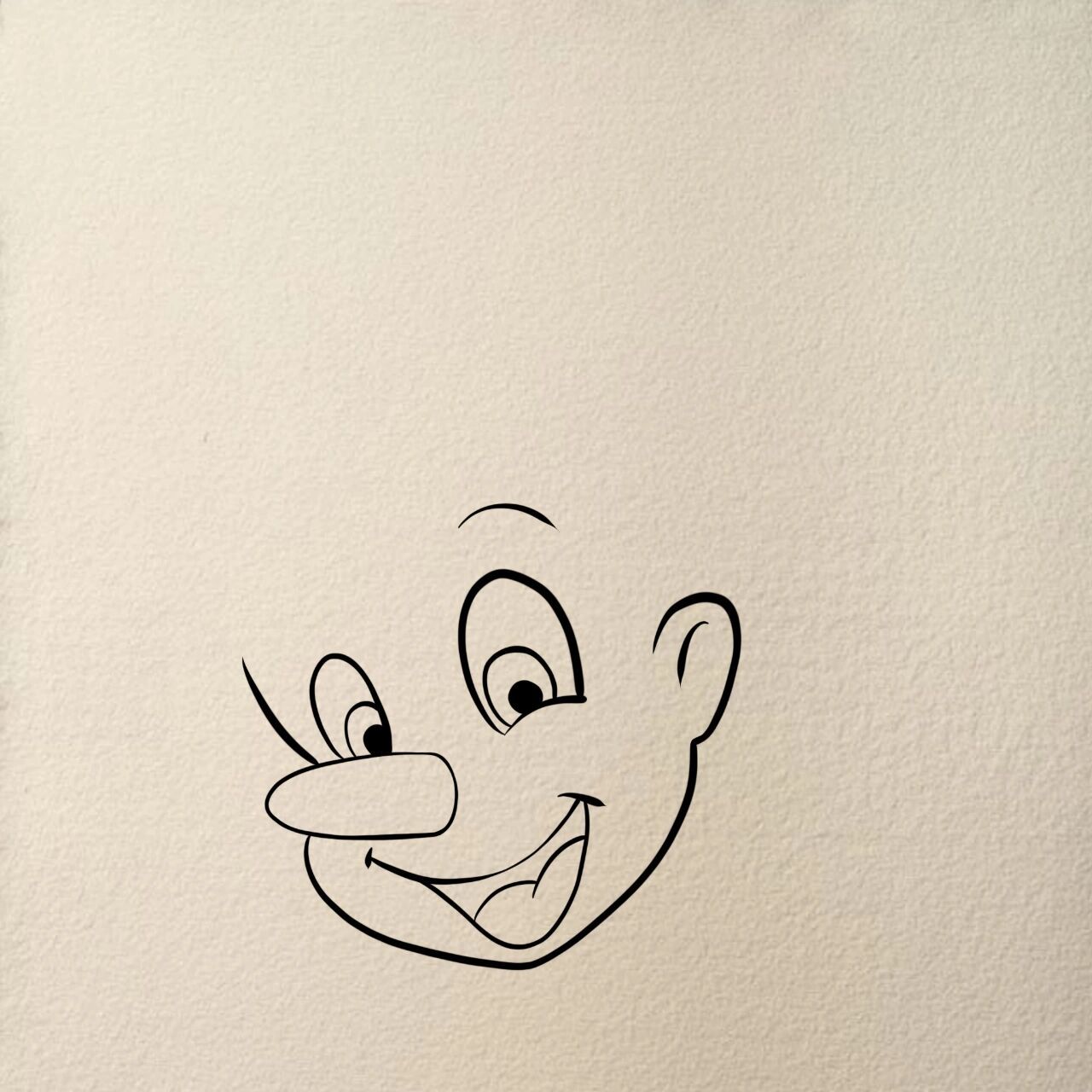 简笔画7815匹诺曹7815 每次看到鲸鱼就会想起匹诺曹 多语的