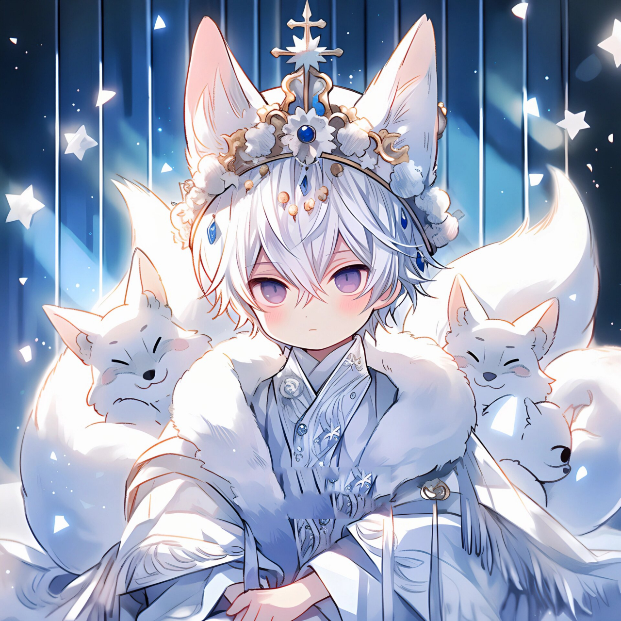 九尾狐殿下来啦!|男生头像