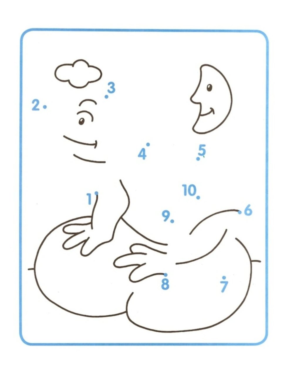 幼儿园1～10数字连线画|32张高清图可打印 幼儿园1～10数字连线画 32