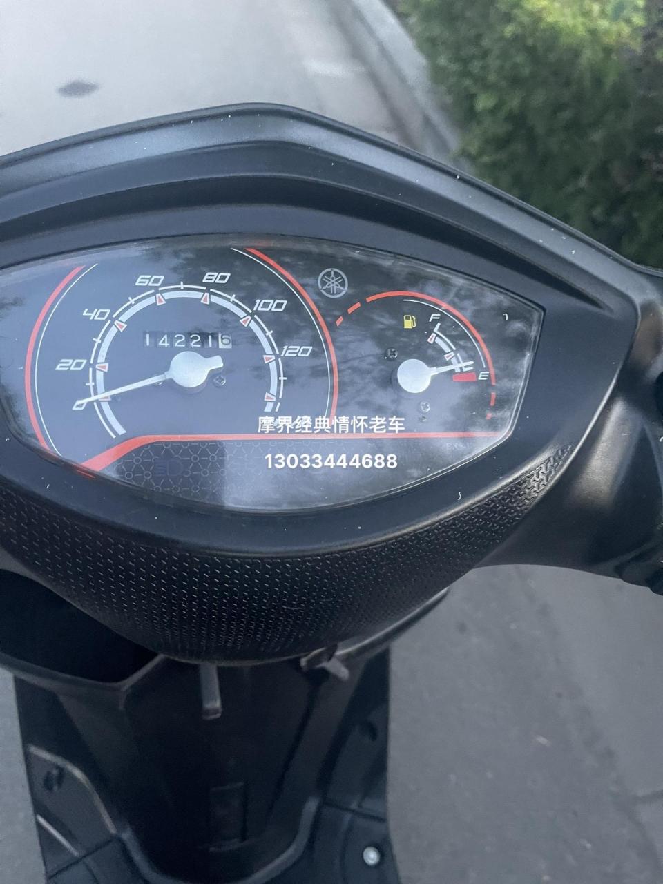 18年雅马哈赛鹰125 全车原版原漆 原装雅马哈蓝心发动机 手续齐全