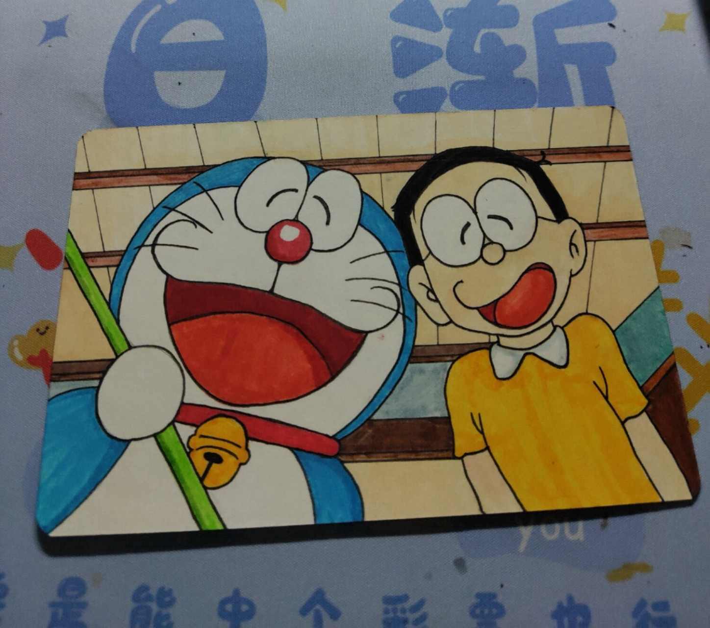 简笔画【哆啦a梦和大雄】