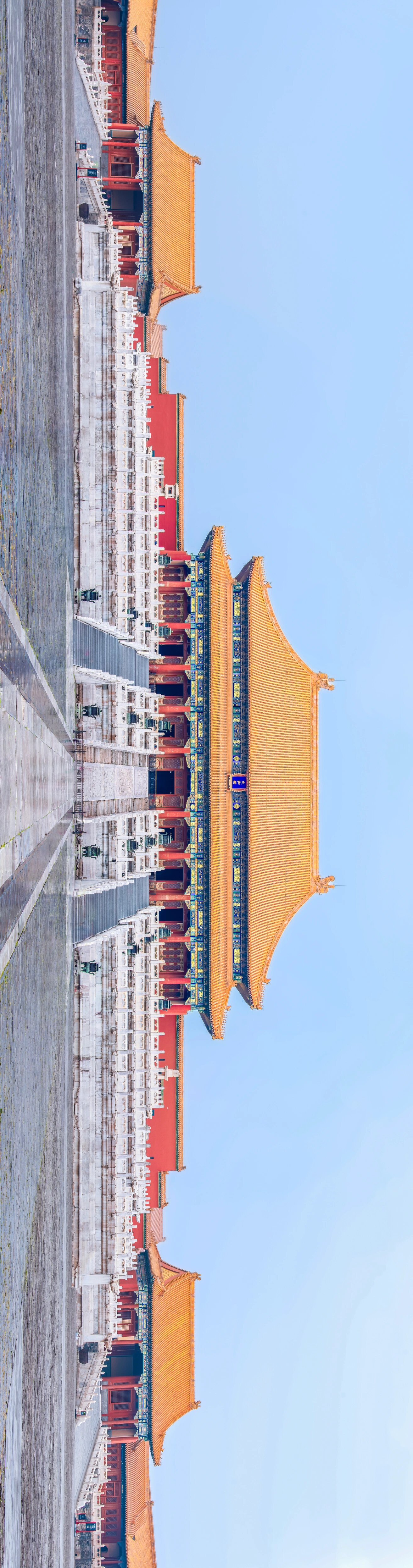 北京故宫太和殿广场全景 虽然没有强烈的但阴影感觉不是很通透