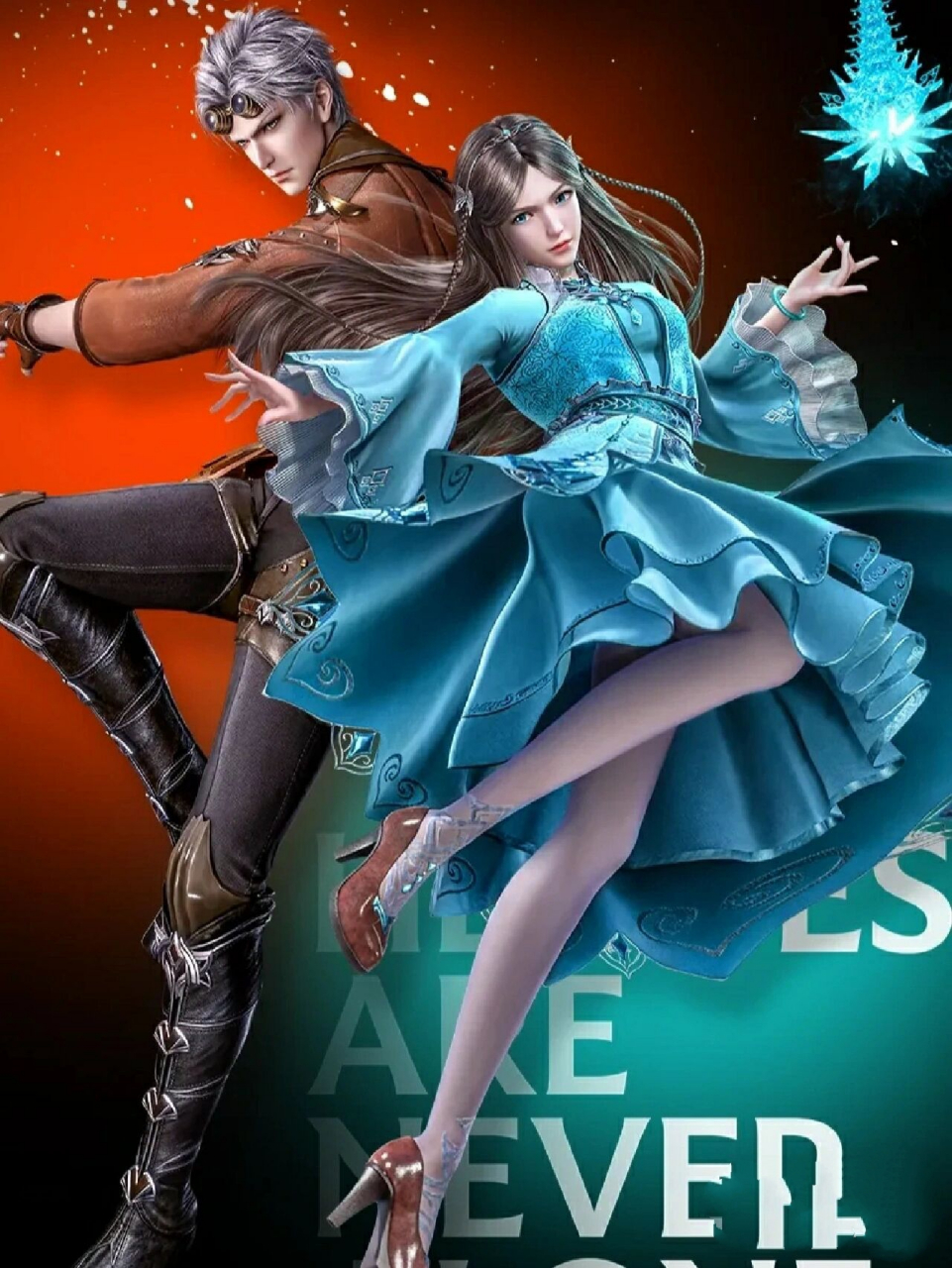 《斗罗大陆》宁荣荣和奥斯卡图片