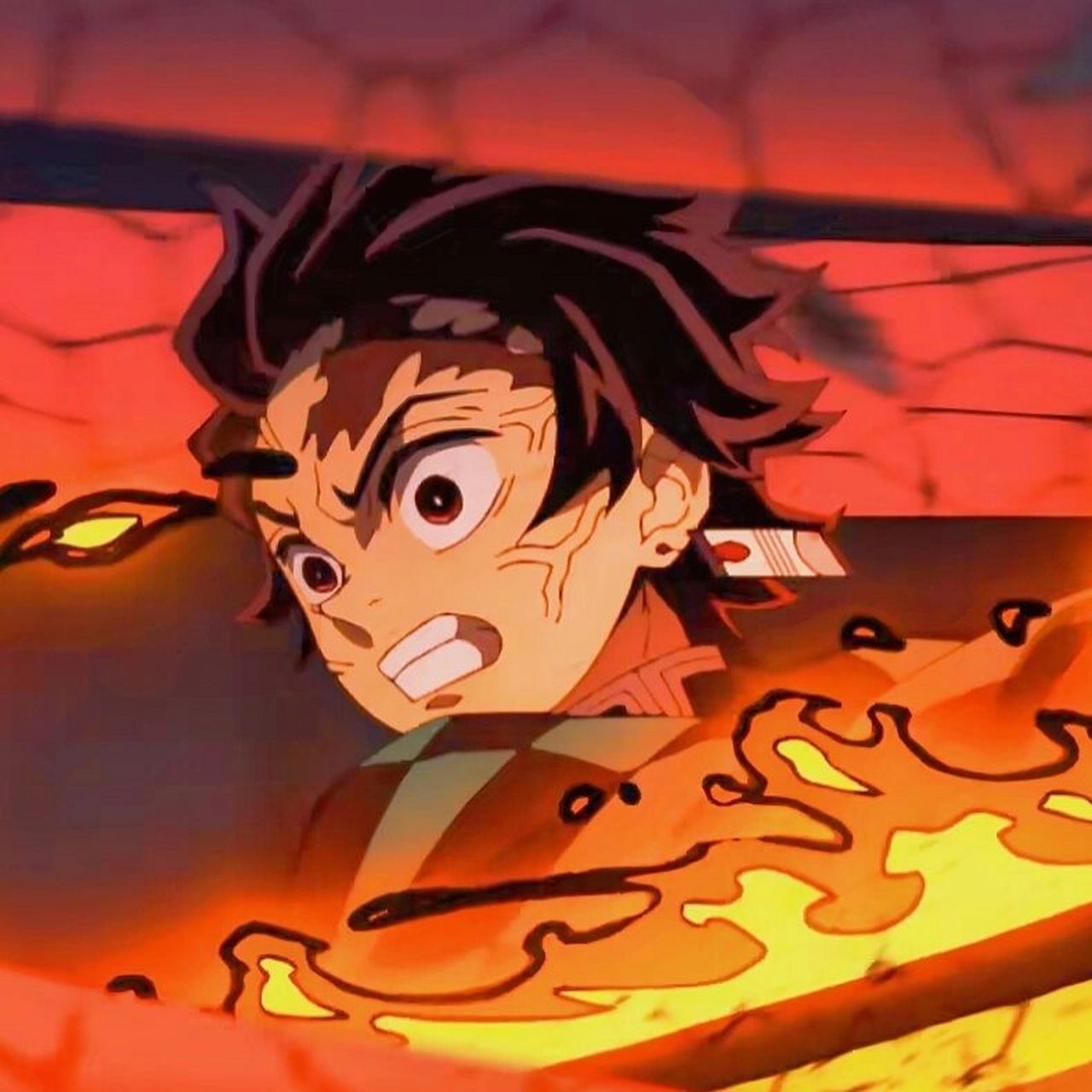 炭治郎头像|那些燃爆的瞬间       炭炭战斗力爆表 动漫头像|自截/自