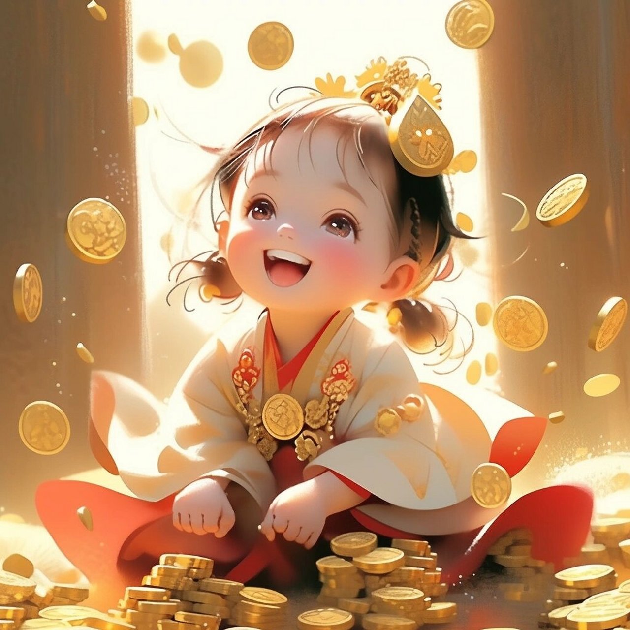 招财头像||日进斗金