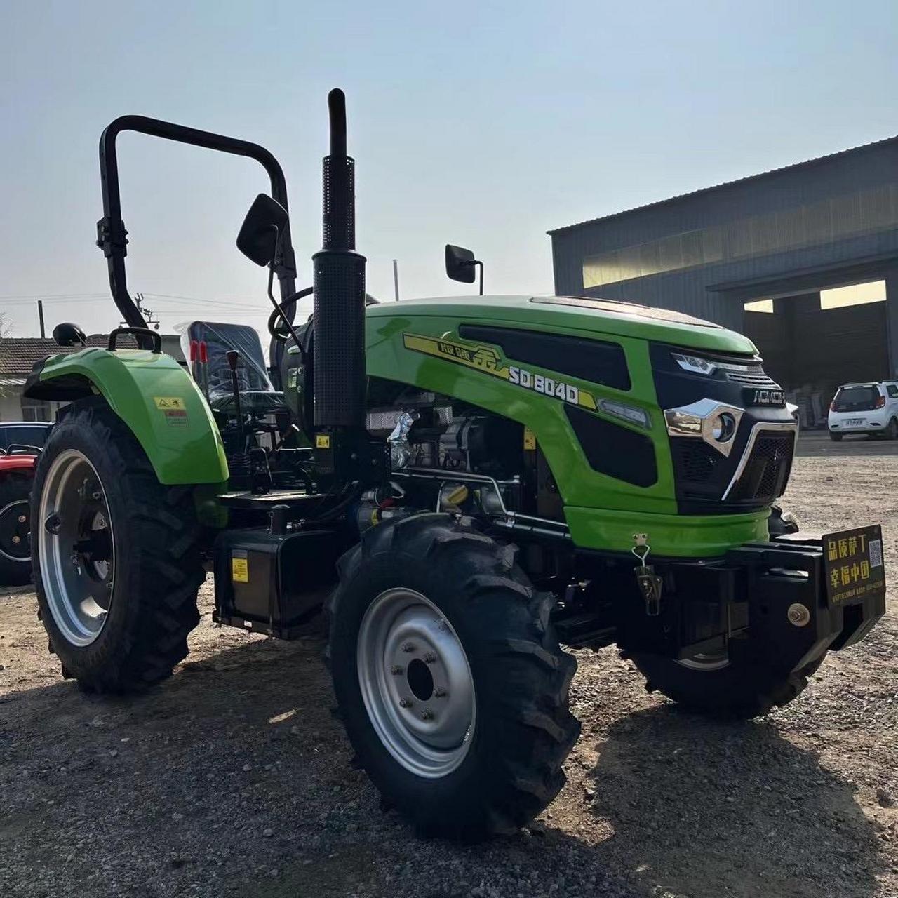 全新车,萨丁804拖拉机,配备昆明云内四缸发动机,前后配重,液压助力