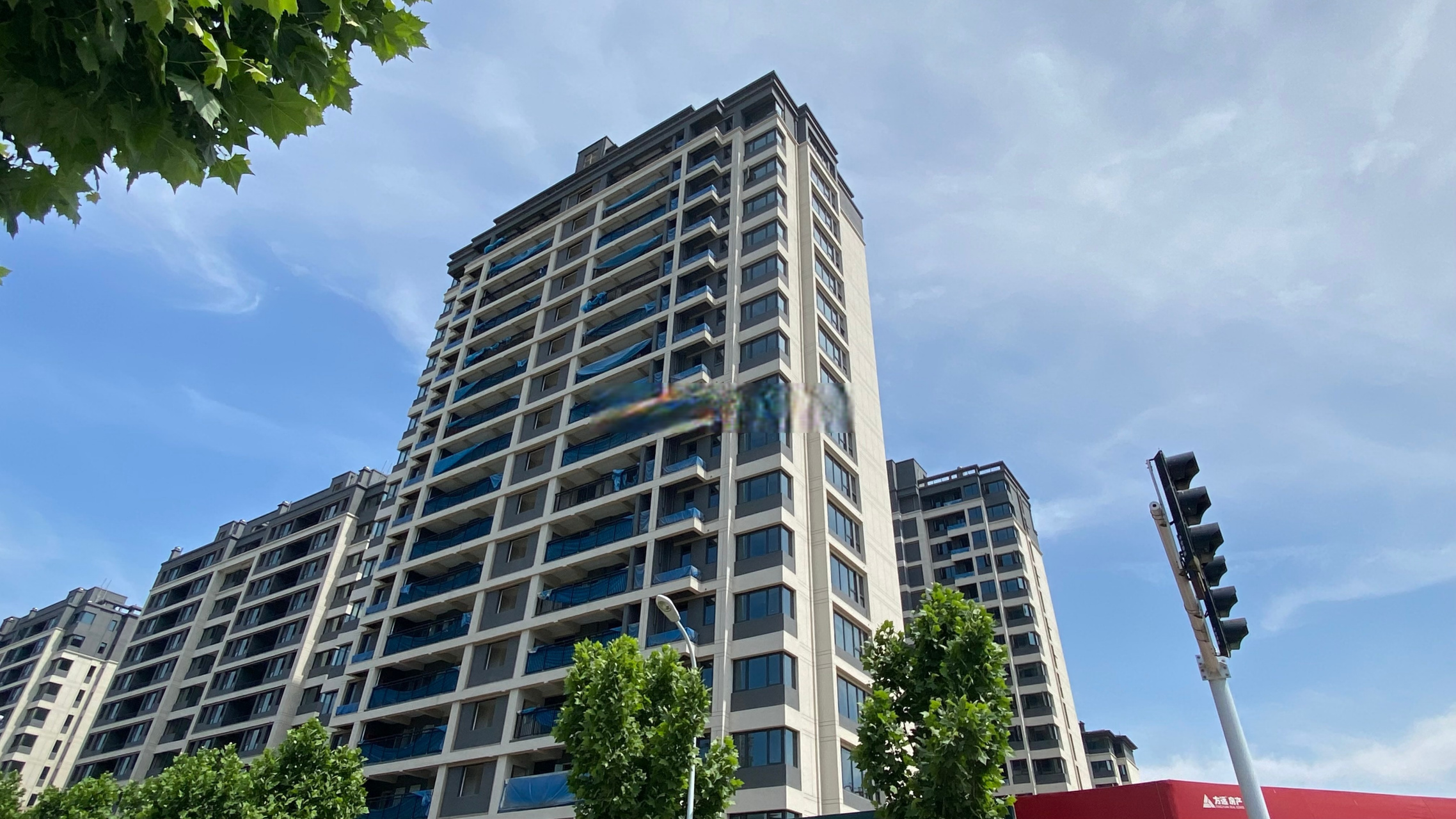 台州方远在合肥开发的第一个楼盘,外立面看起来还是不错的.