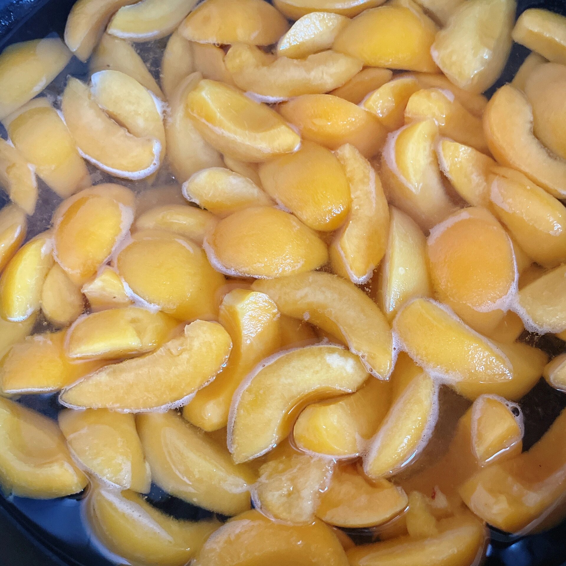 自制冻黄桃罐头