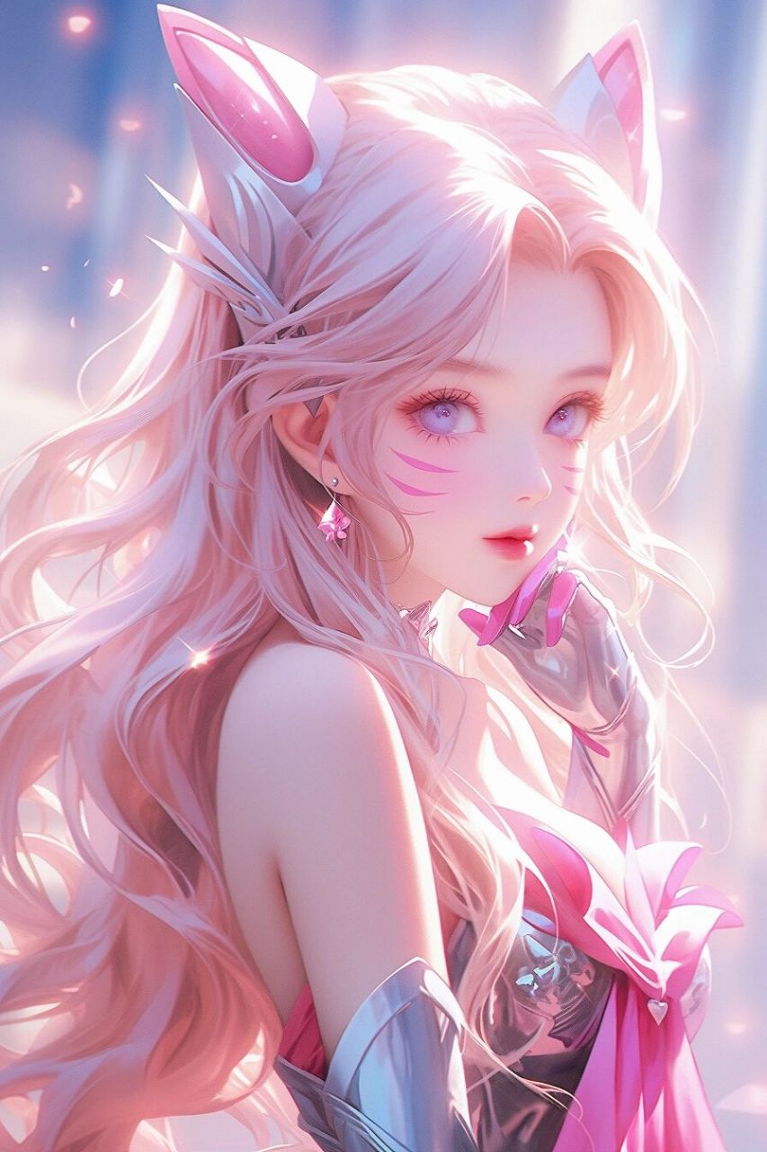 手游头像93甜心教主 kda女团阿狸美少女插画