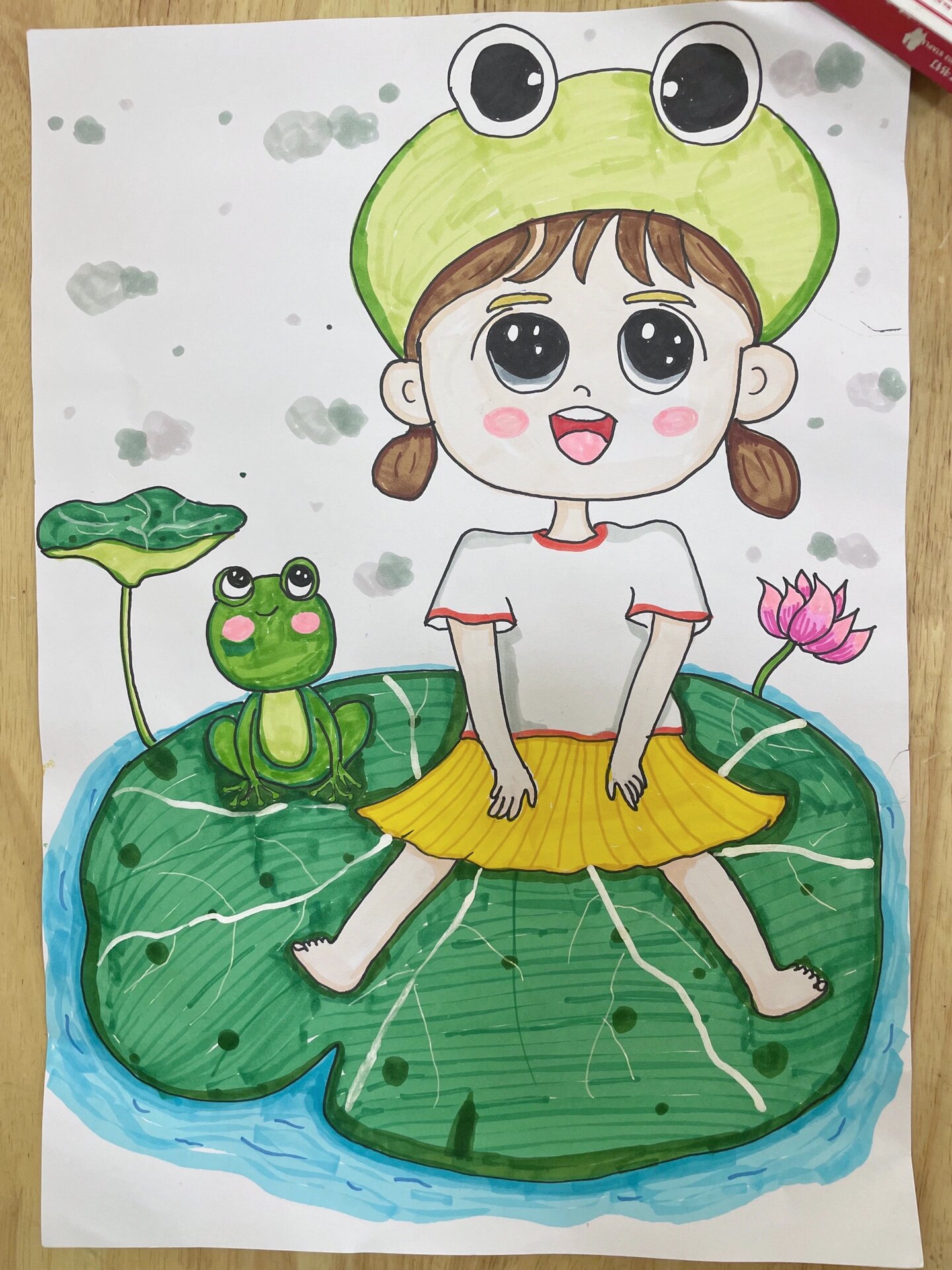 夏日主题创意儿童画