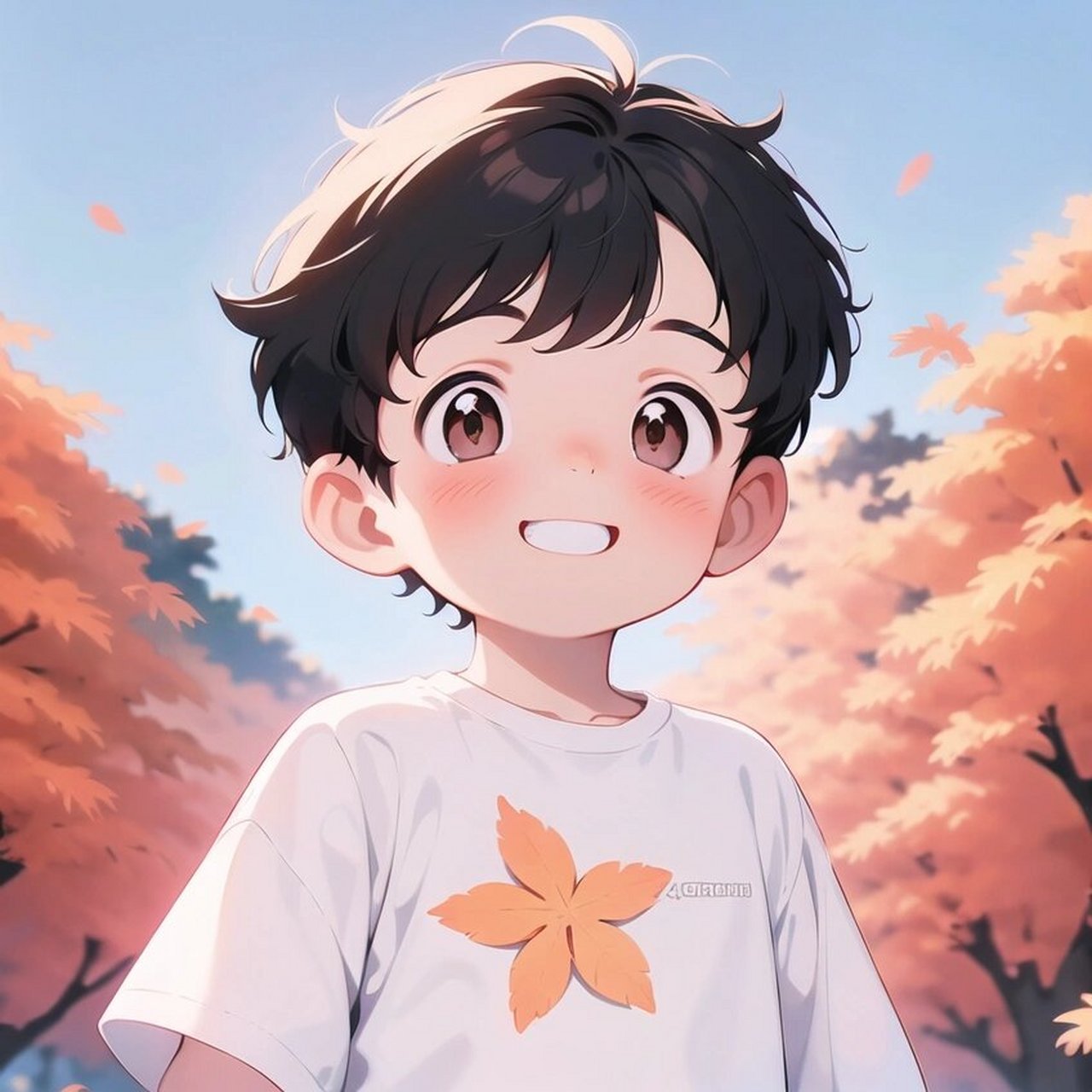 动漫情侣头像|听说秋天和枫叶更搭哦93