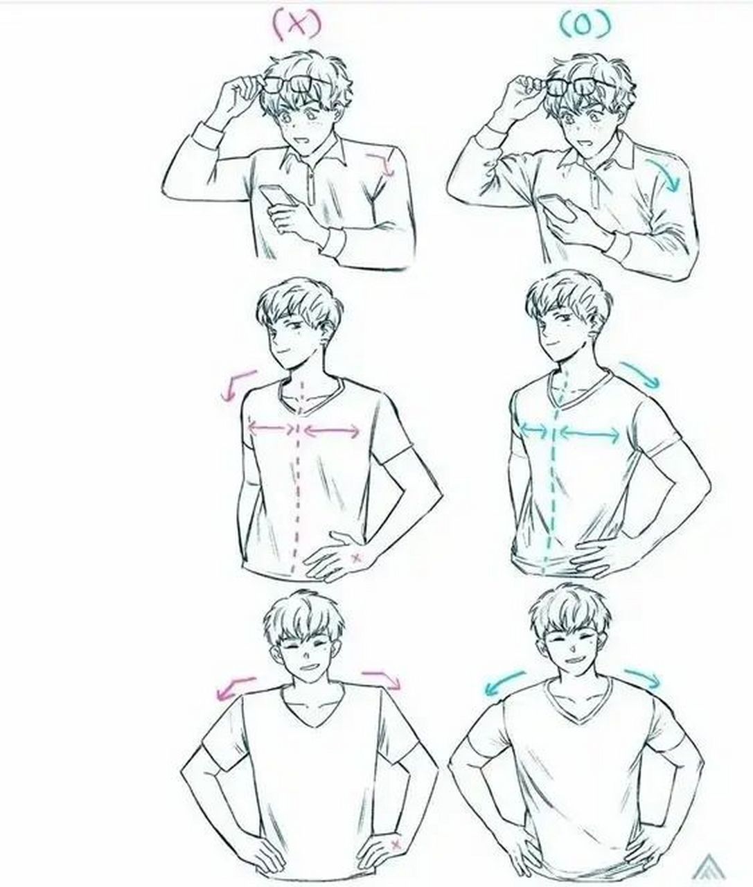 【绘画方法】快来看看你的叉腰画对了吗 易错点纠正