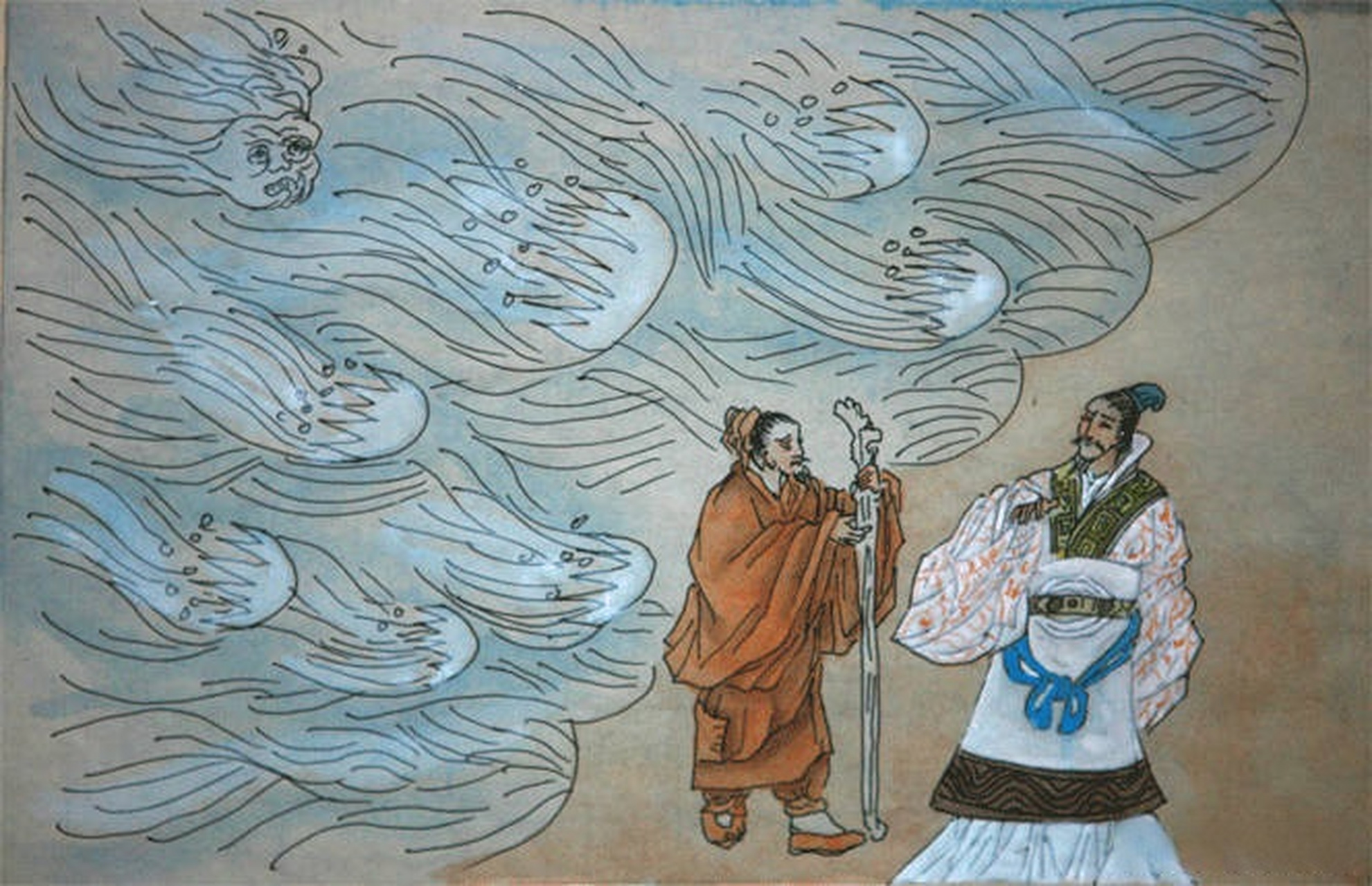 后有谵语:河伯娶妻,坑害民女