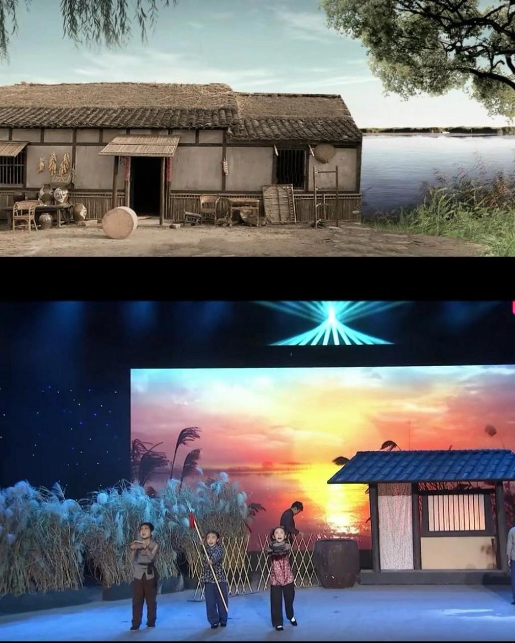 小英雄雨来课本剧 包含剧本台词,背景视频,音乐,表演视频