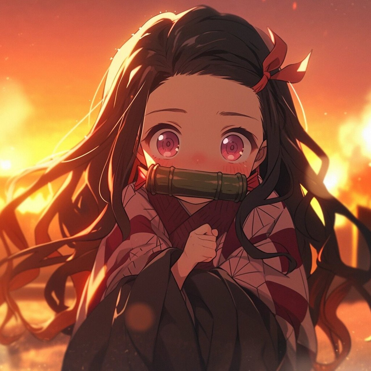 鬼灭之刃|祢豆子—可爱头像(7)