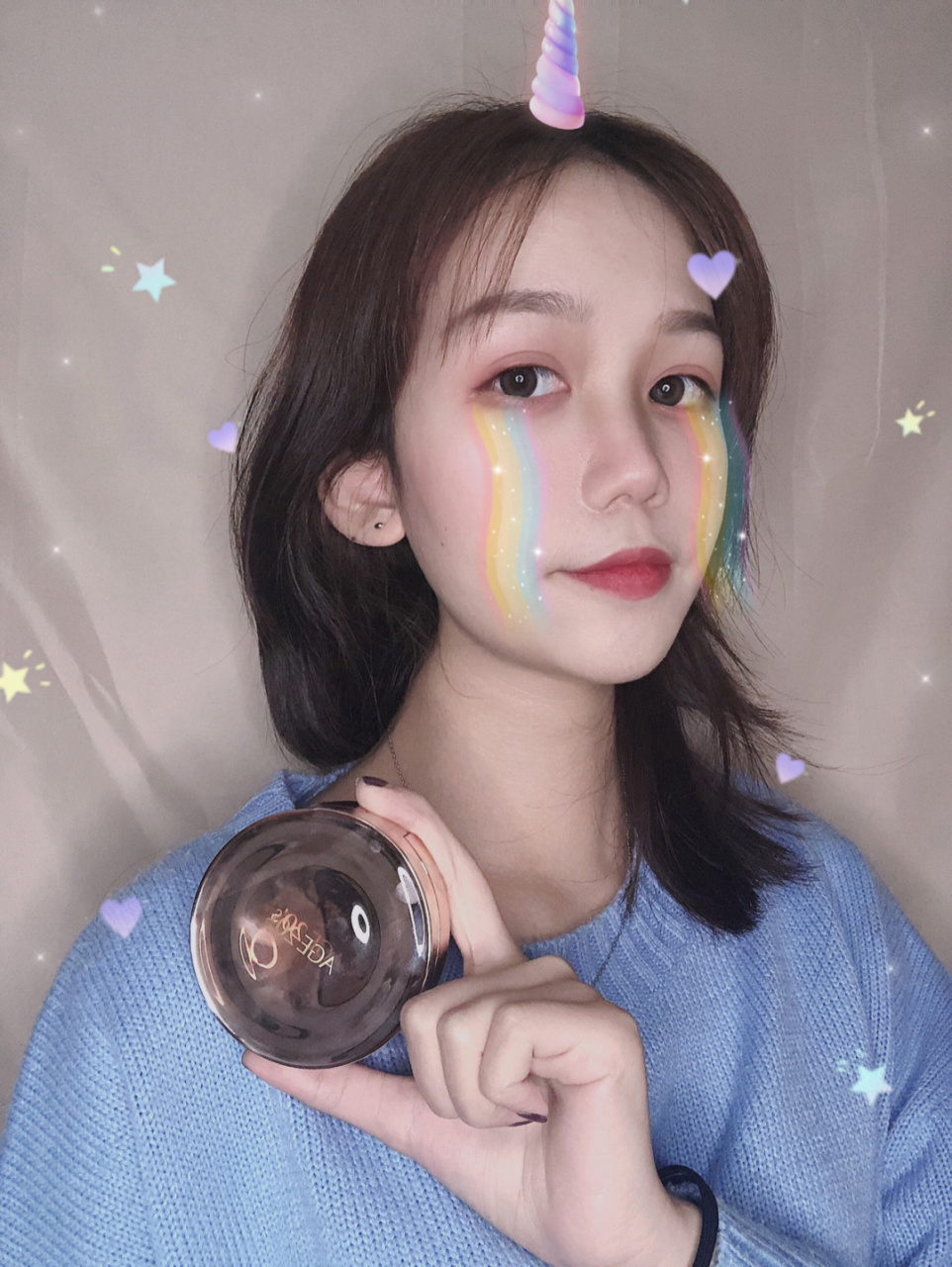 今天来分享一个妆容77独角兽0615滤镜 意外的发现美颜相机91