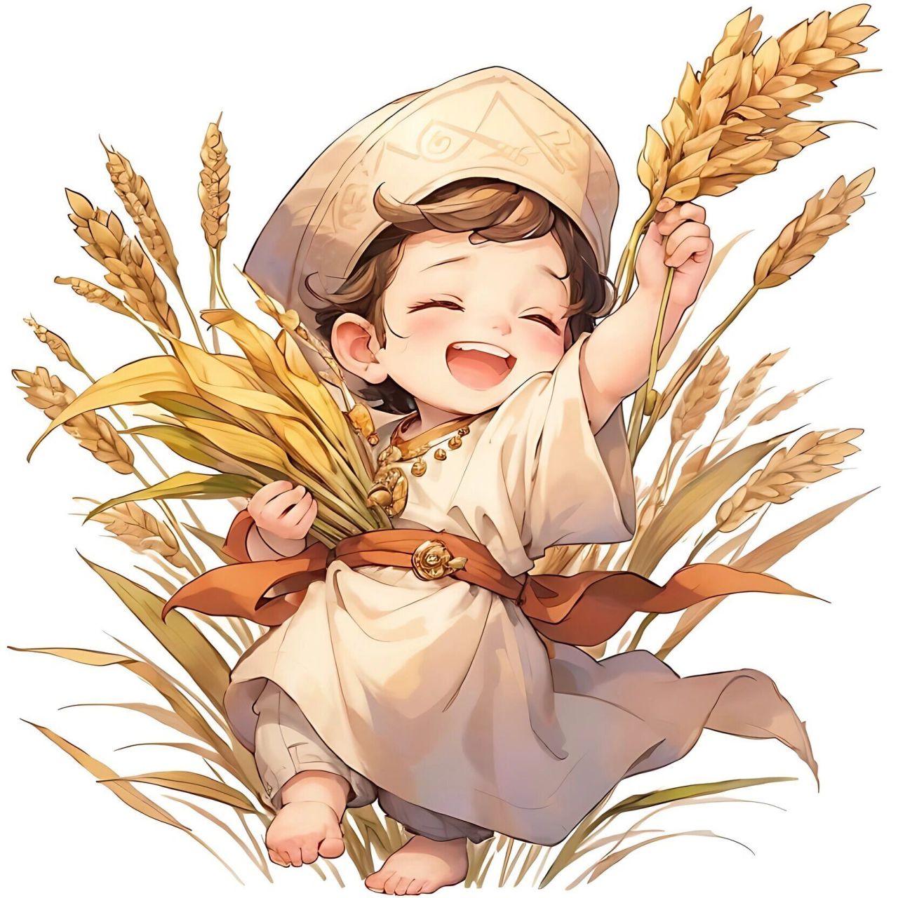 丰收:愿国泰民安,五谷丰登!(情侣版) 愿山河无恙,岁月静安