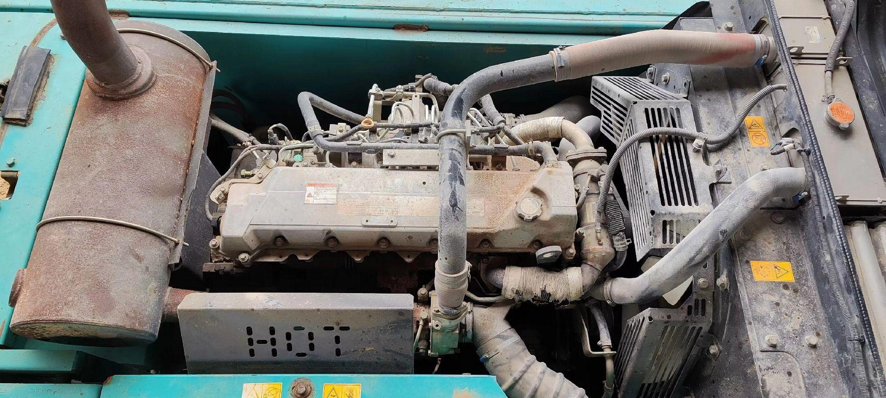 2015年神钢350超8,全车原版.工地看车