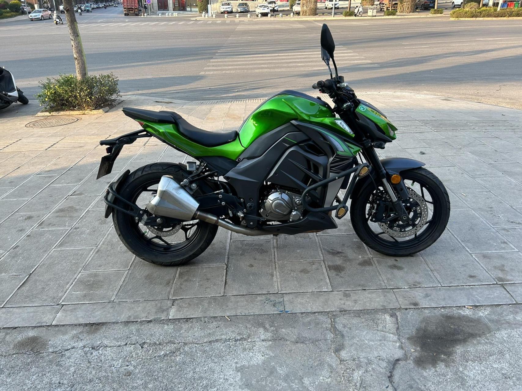 22年上牌n19大莽蛇,加装护扛,双缸400cc,国产好声音