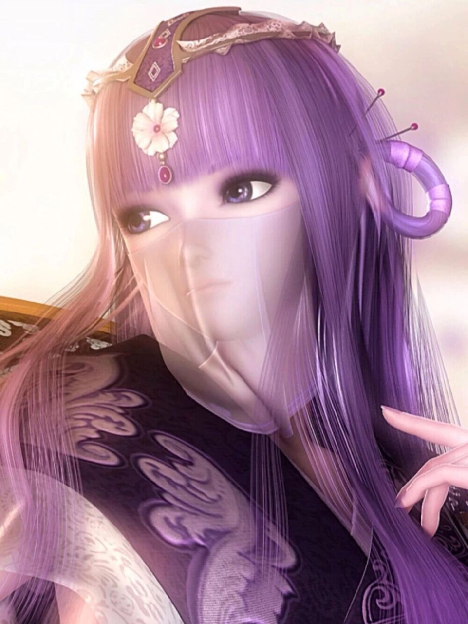 神秘少女少司命高清壁纸 一个从不说话的神秘少女 她的神秘和美丽 让