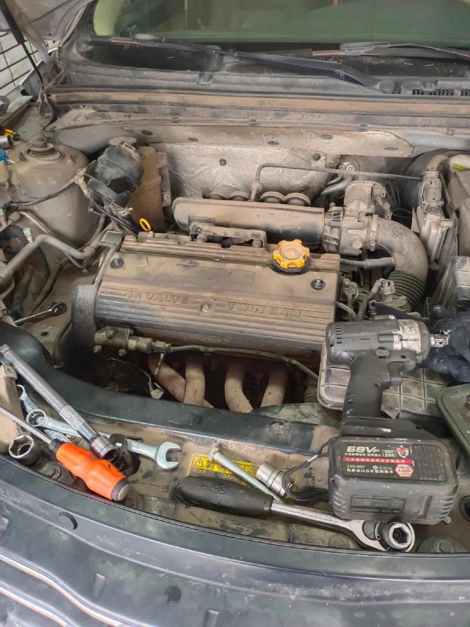 荣威正时皮带安装图片.荣威1.